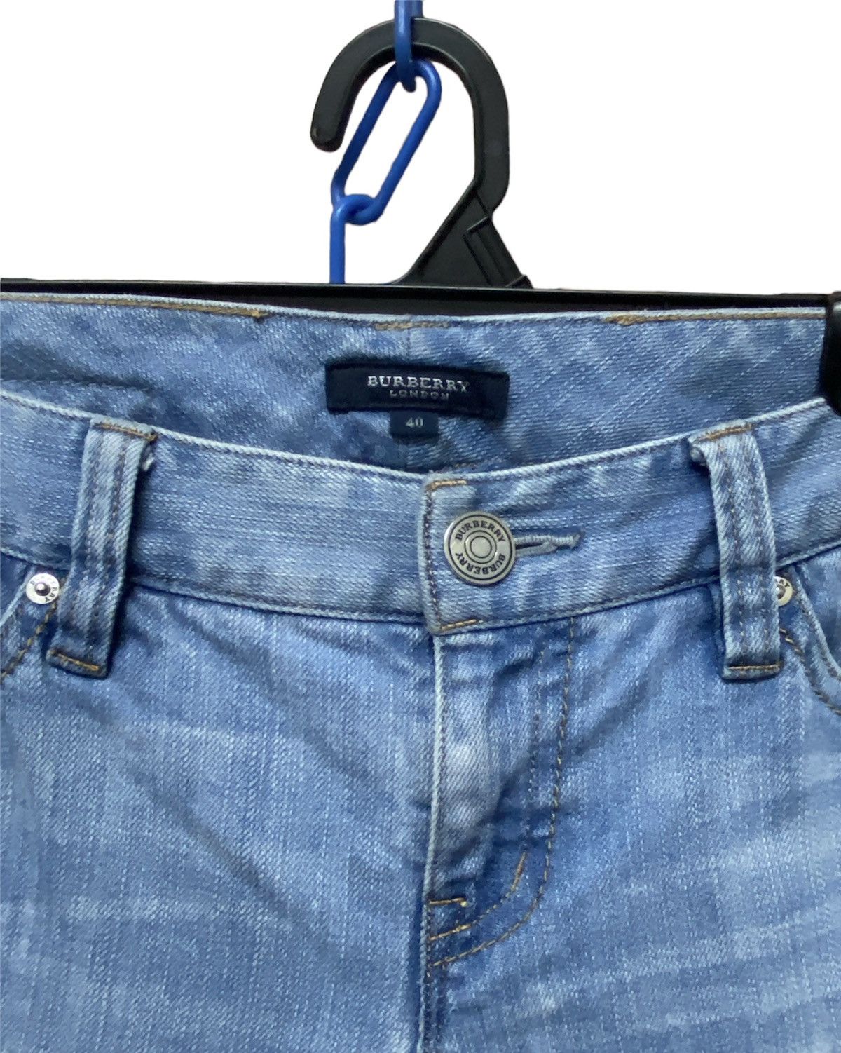 Burberry Burberry Washed Blue Women Jeans Size 29" - 4 Thumbnail