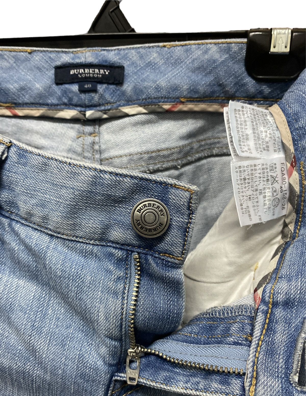 Burberry Burberry Washed Blue Women Jeans Size 29" - 7 Thumbnail