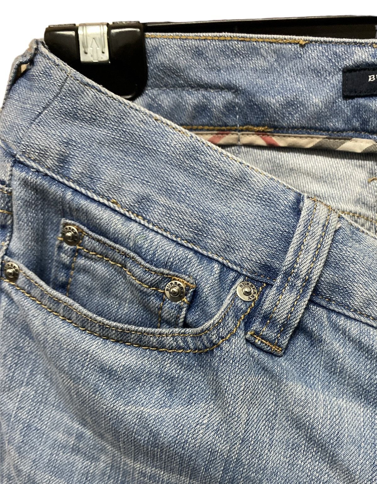 Burberry Burberry Washed Blue Women Jeans Size 29" - 6 Thumbnail
