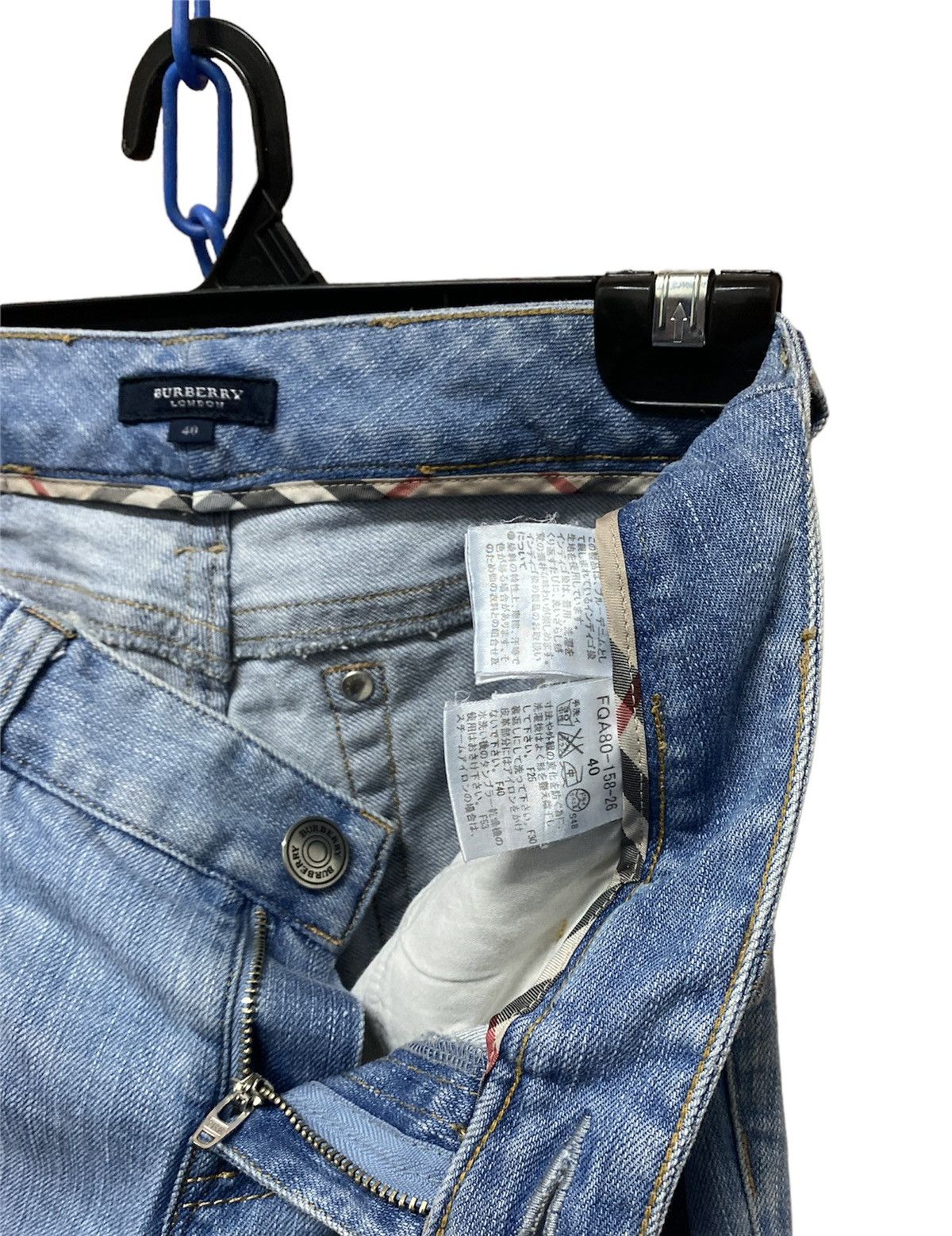 Burberry Burberry Washed Blue Women Jeans Size 29" - 5 Thumbnail