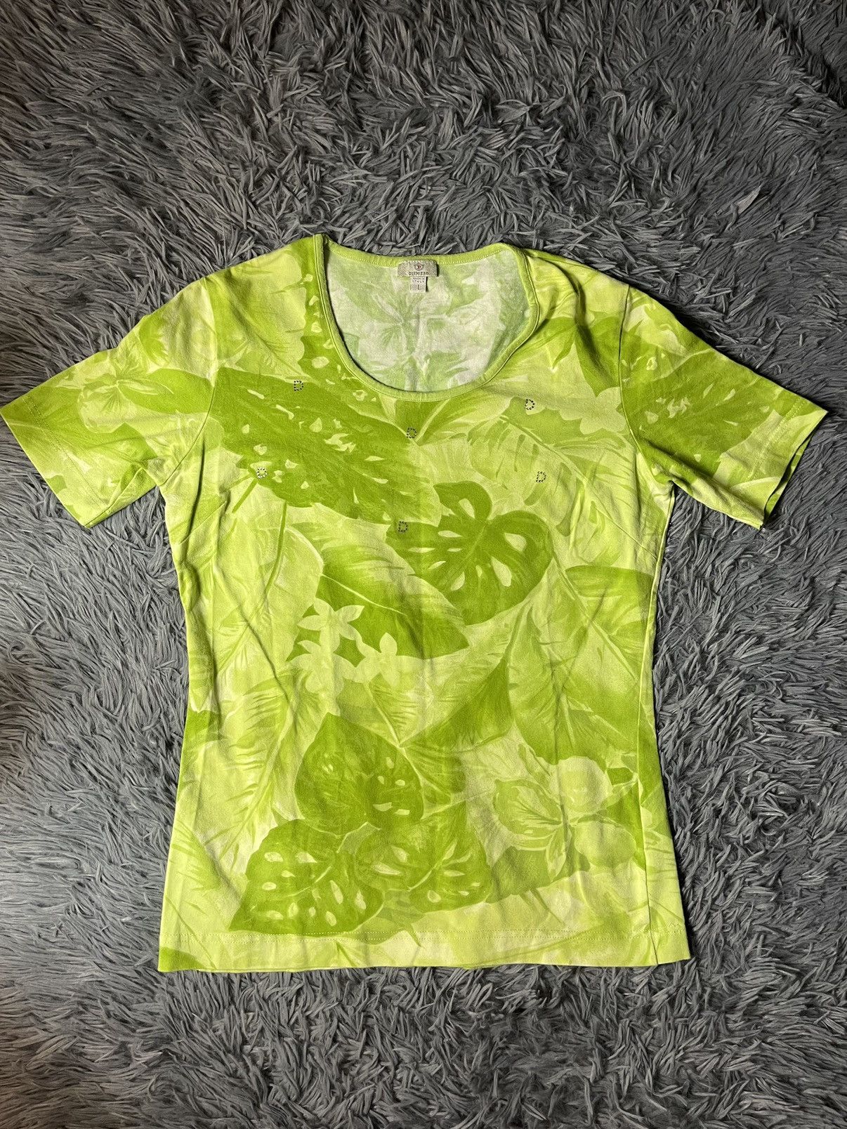 Other Dismero Italian avant garde froral print t-shirt Size L / US 10 / IT 46 - 1 Thumbnail