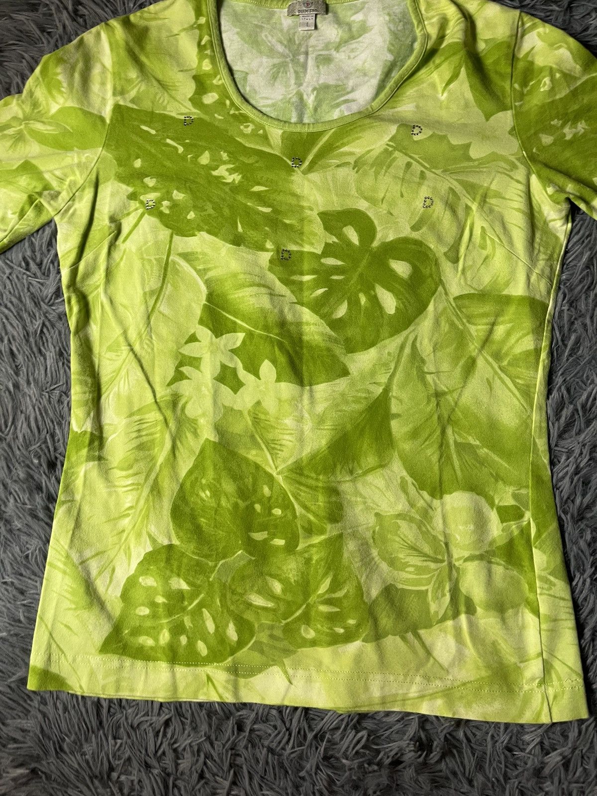 Other Dismero Italian avant garde froral print t-shirt Size L / US 10 / IT 46 - 5 Thumbnail