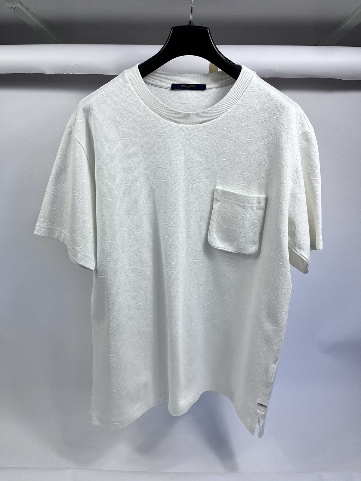 Louis Vuitton X Virgil Abloh White Cotton 3D Monkey T-Shirt M