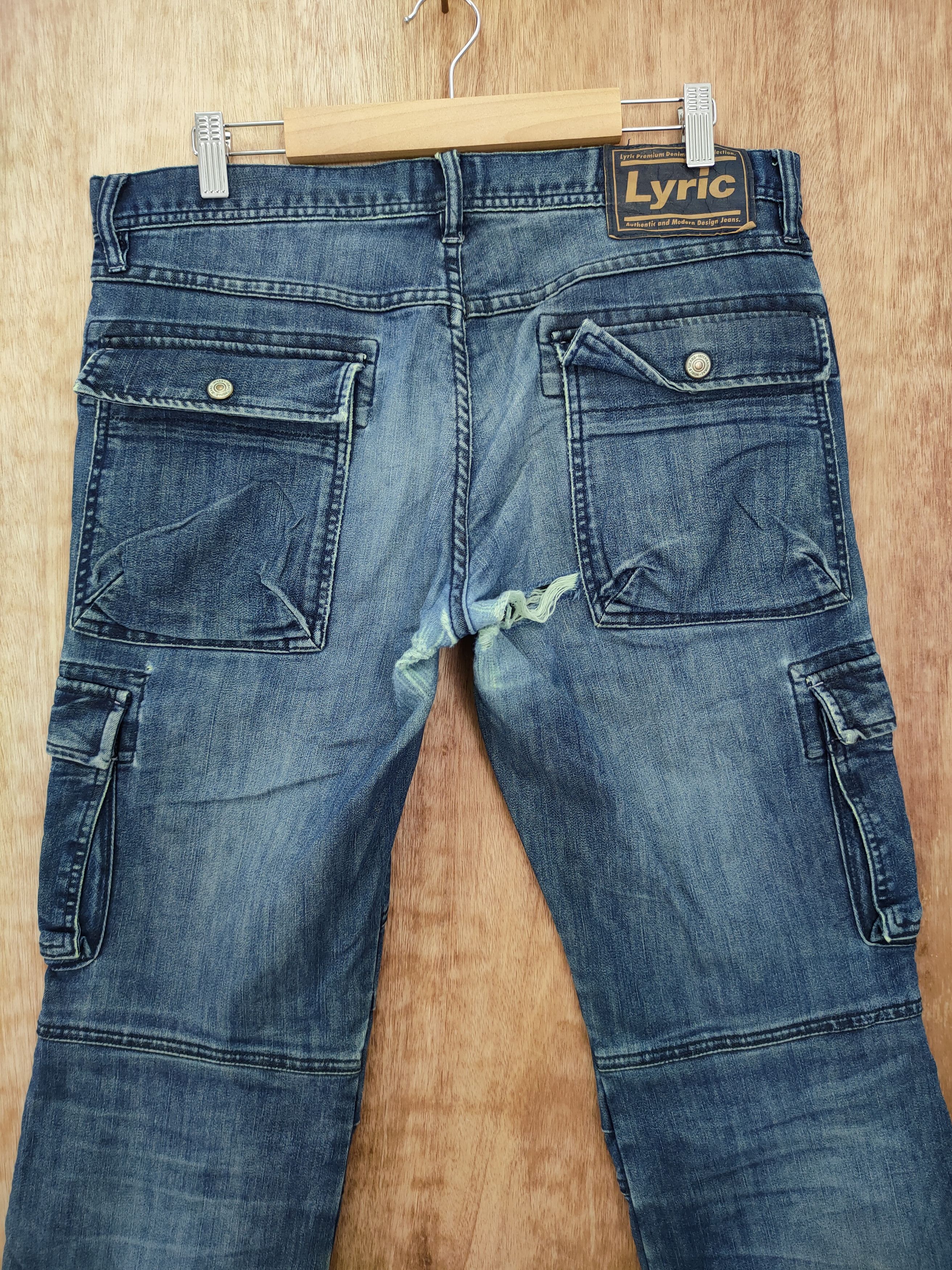 Grailed DL Lyric distressed denim multipocket cargo pants #46-103T Size US 32 / EU 48 - 9 Thumbnail