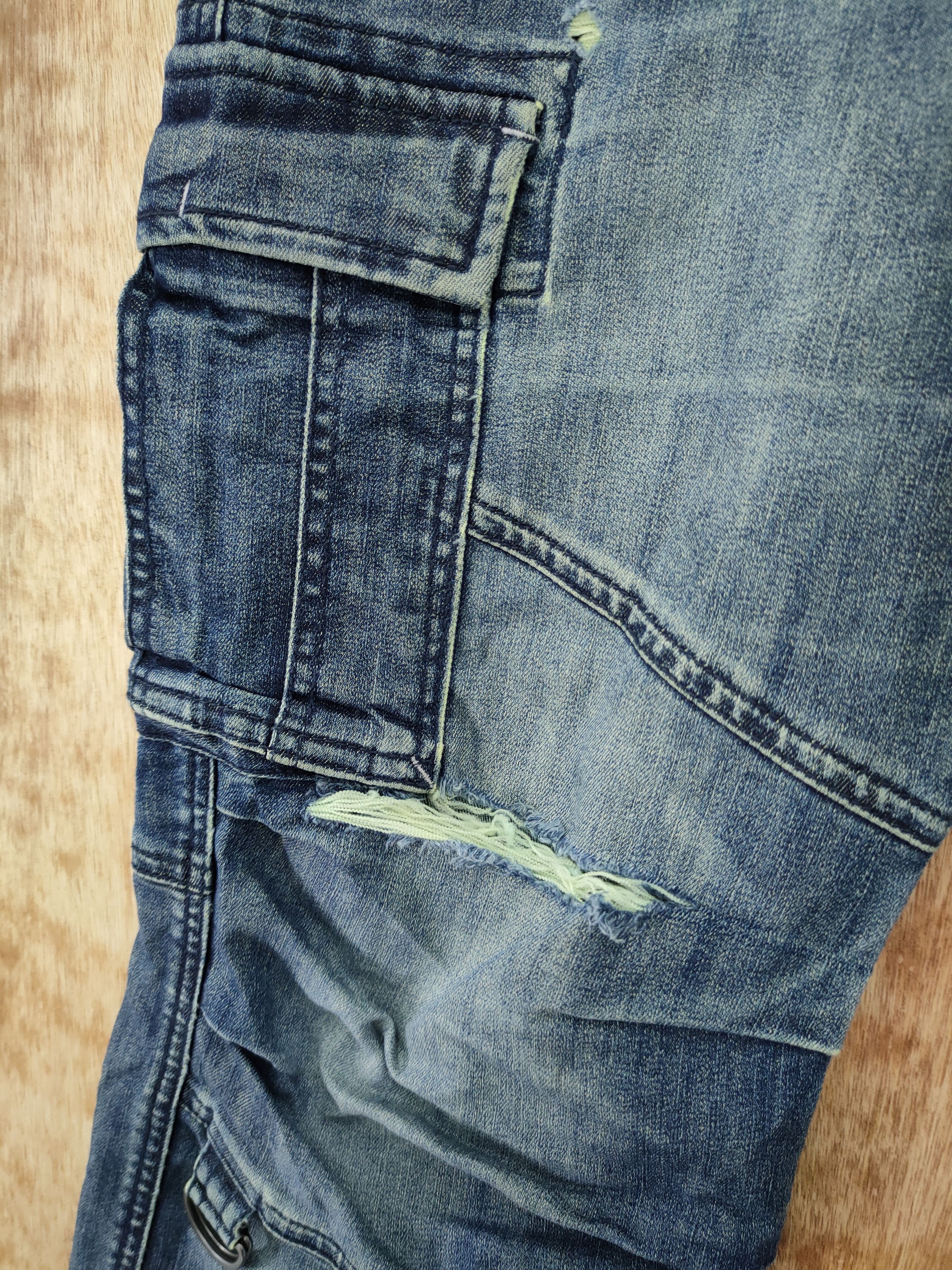 Grailed DL Lyric distressed denim multipocket cargo pants #46-103T Size US 32 / EU 48 - 4 Thumbnail