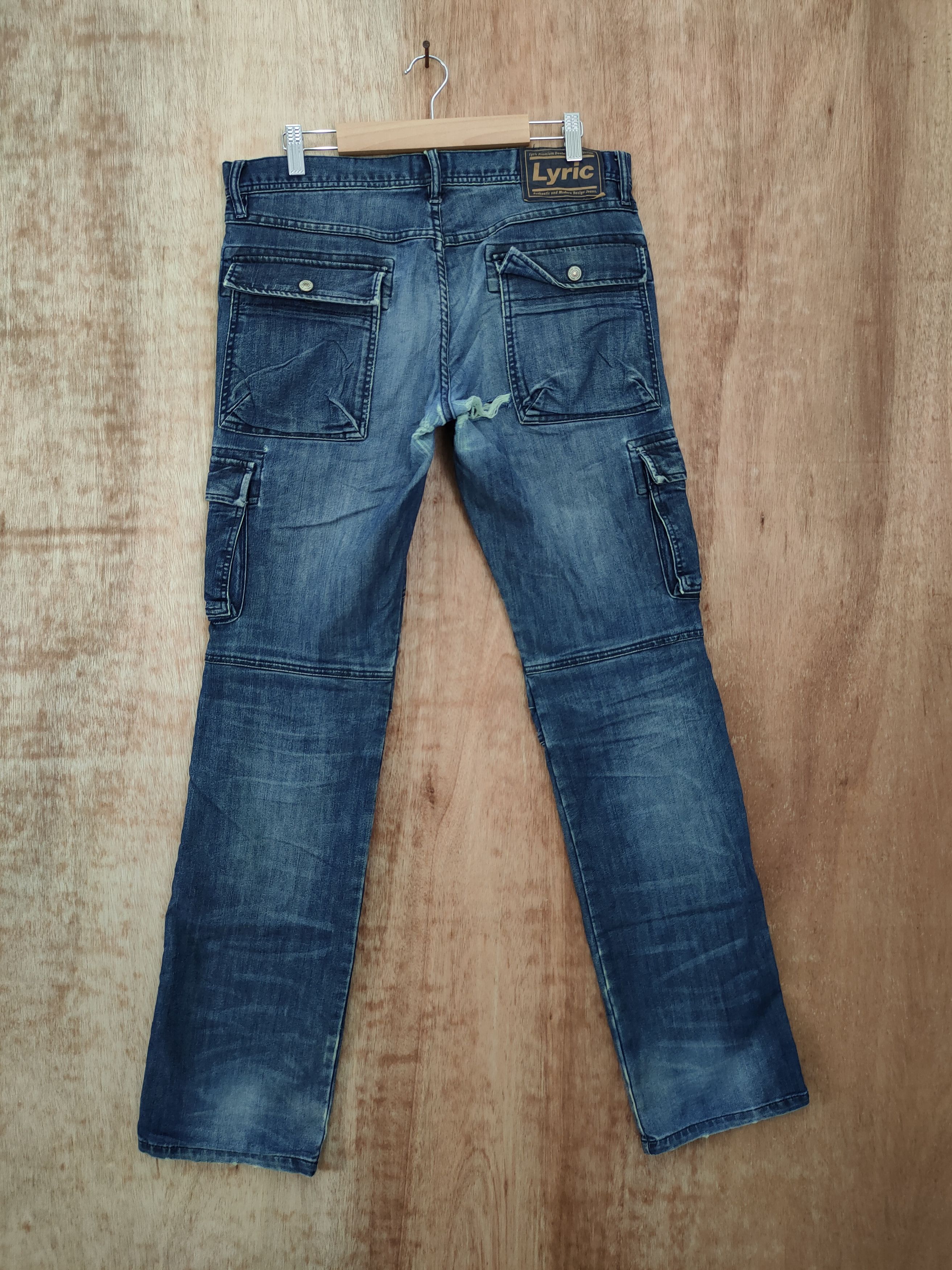 Grailed DL Lyric distressed denim multipocket cargo pants #46-103T Size US 32 / EU 48 - 7 Thumbnail