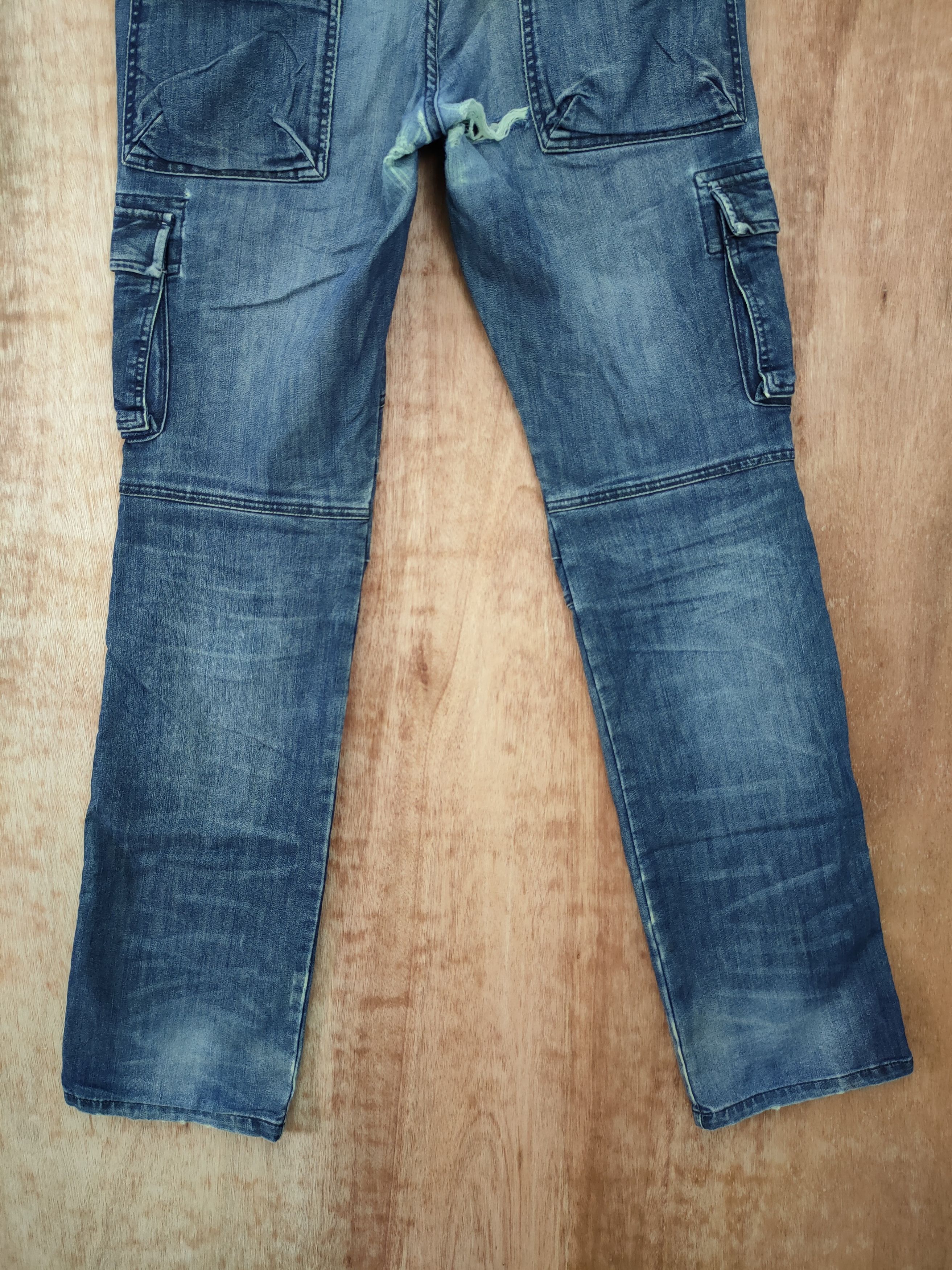 Grailed DL Lyric distressed denim multipocket cargo pants #46-103T Size US 32 / EU 48 - 8 Thumbnail