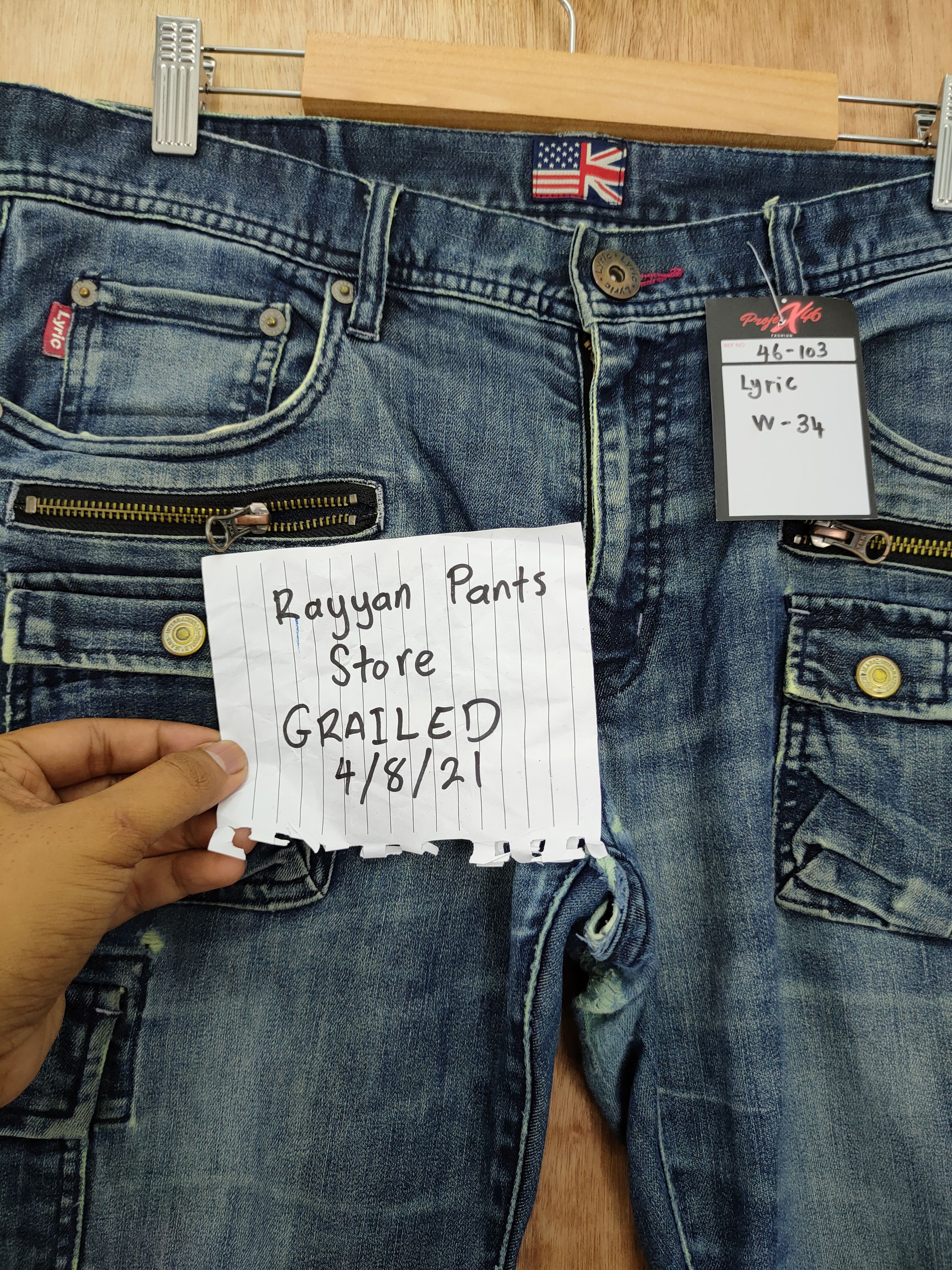 Grailed DL Lyric distressed denim multipocket cargo pants #46-103T Size US 32 / EU 48 - 6 Thumbnail