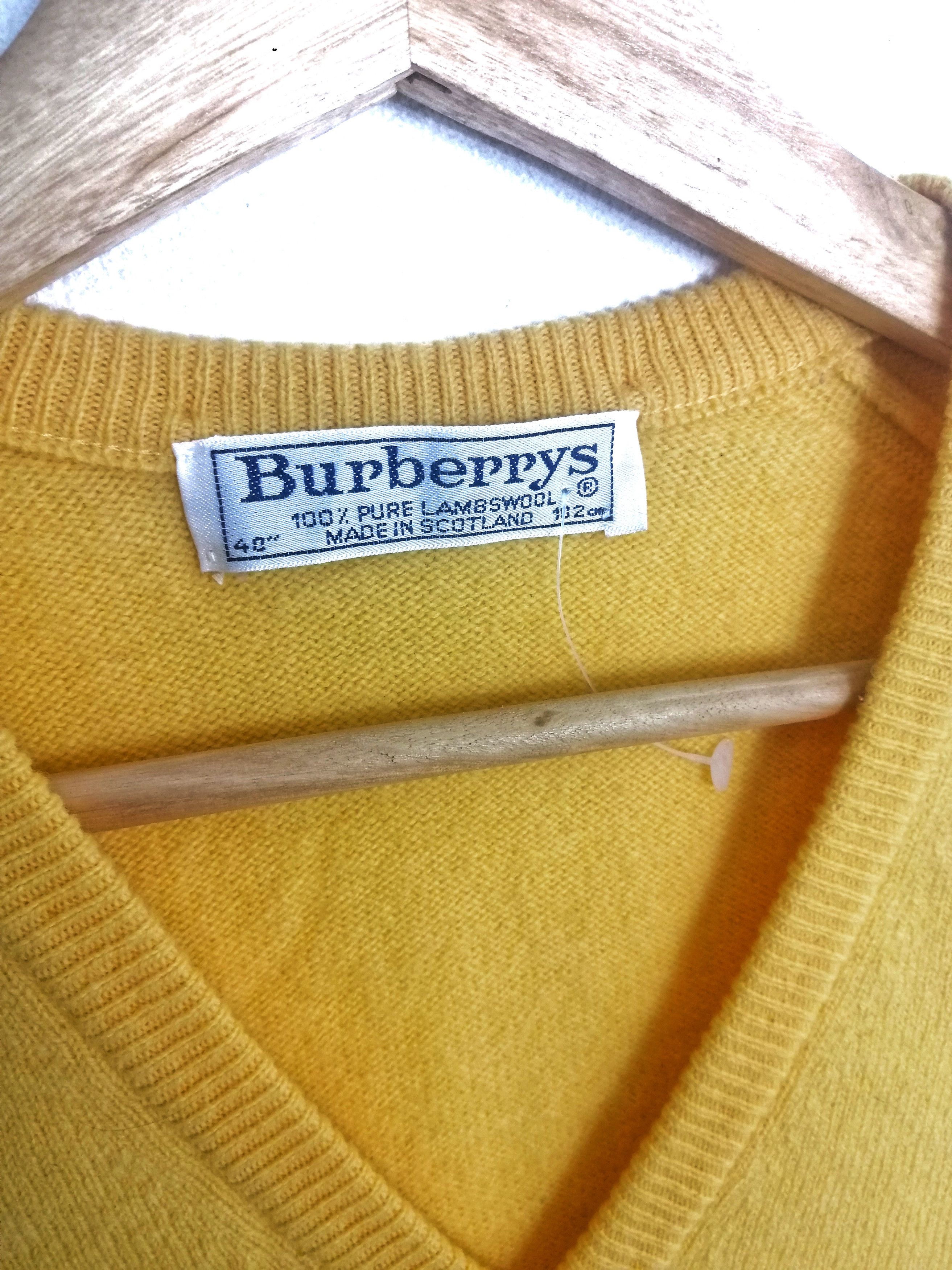 Burberry 🔥Vintage BURBERRYS Lambswool Sweater 90s Size US S / EU 44-46 / 1 - 3 Thumbnail