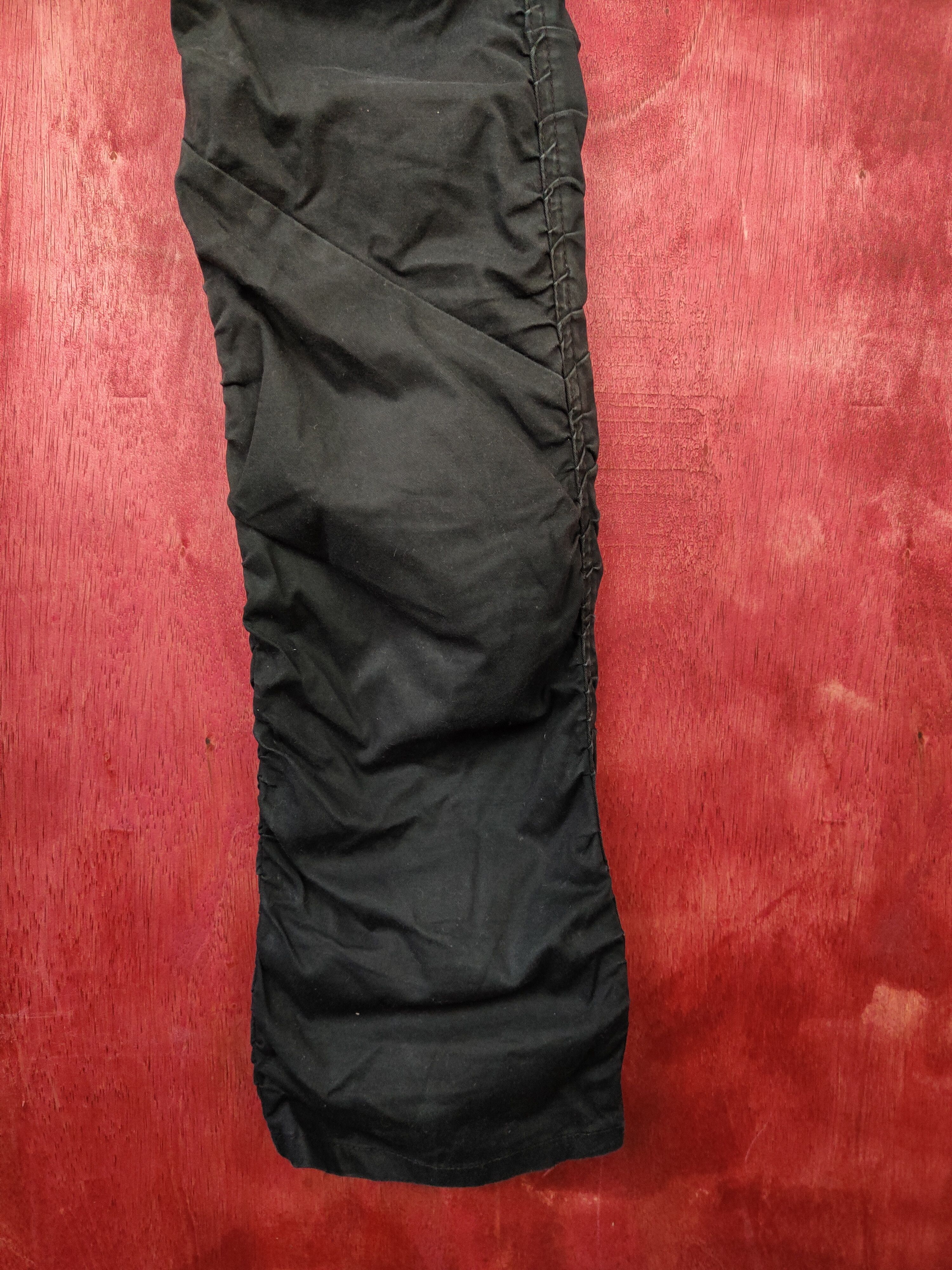 Tornado Mart Tornado Mart Black Multi Pocket spring Cargo Pants #4906 Size 29" - 7 Thumbnail