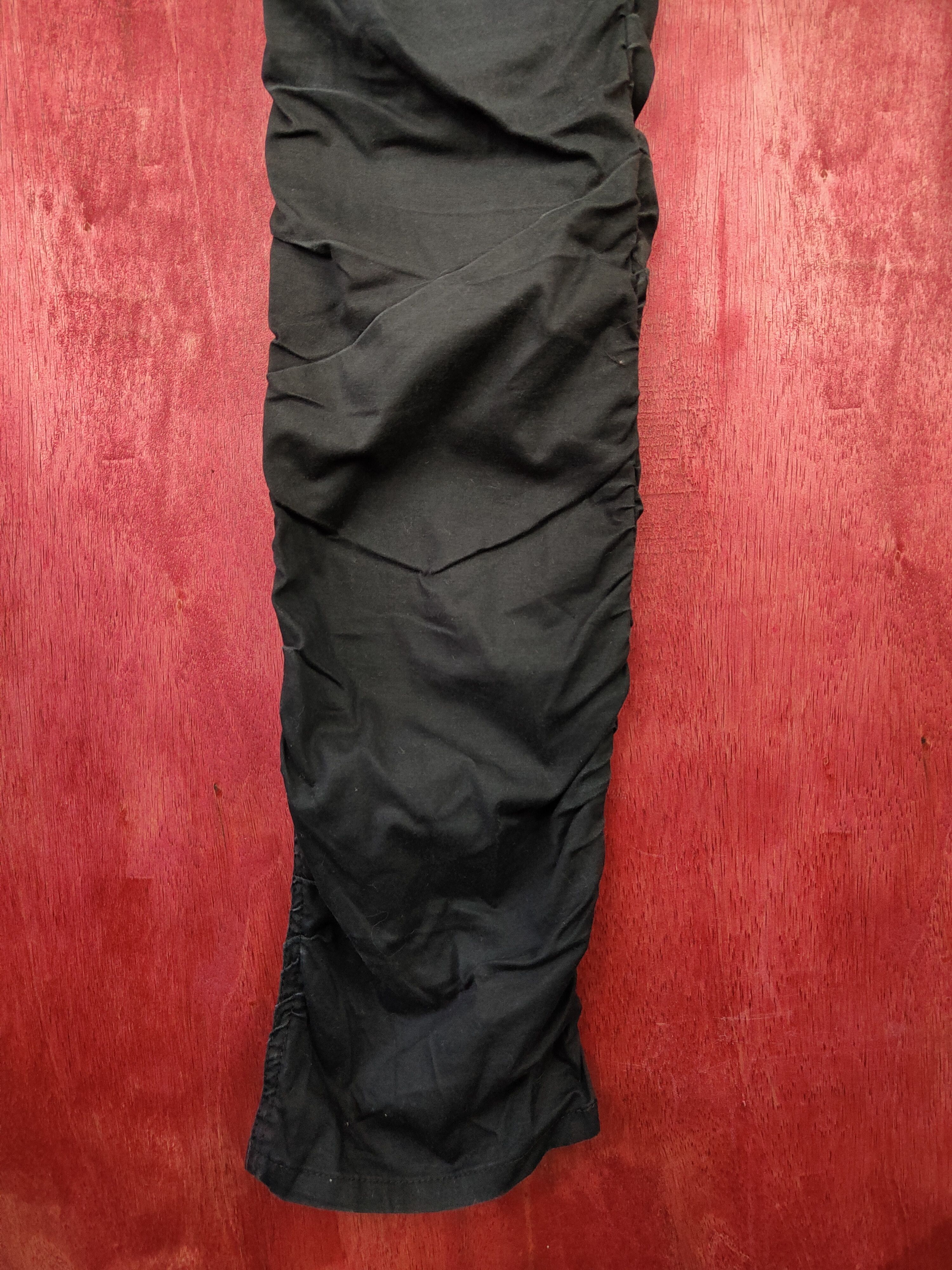Tornado Mart Tornado Mart Black Multi Pocket spring Cargo Pants #4906 Size 29" - 10 Thumbnail