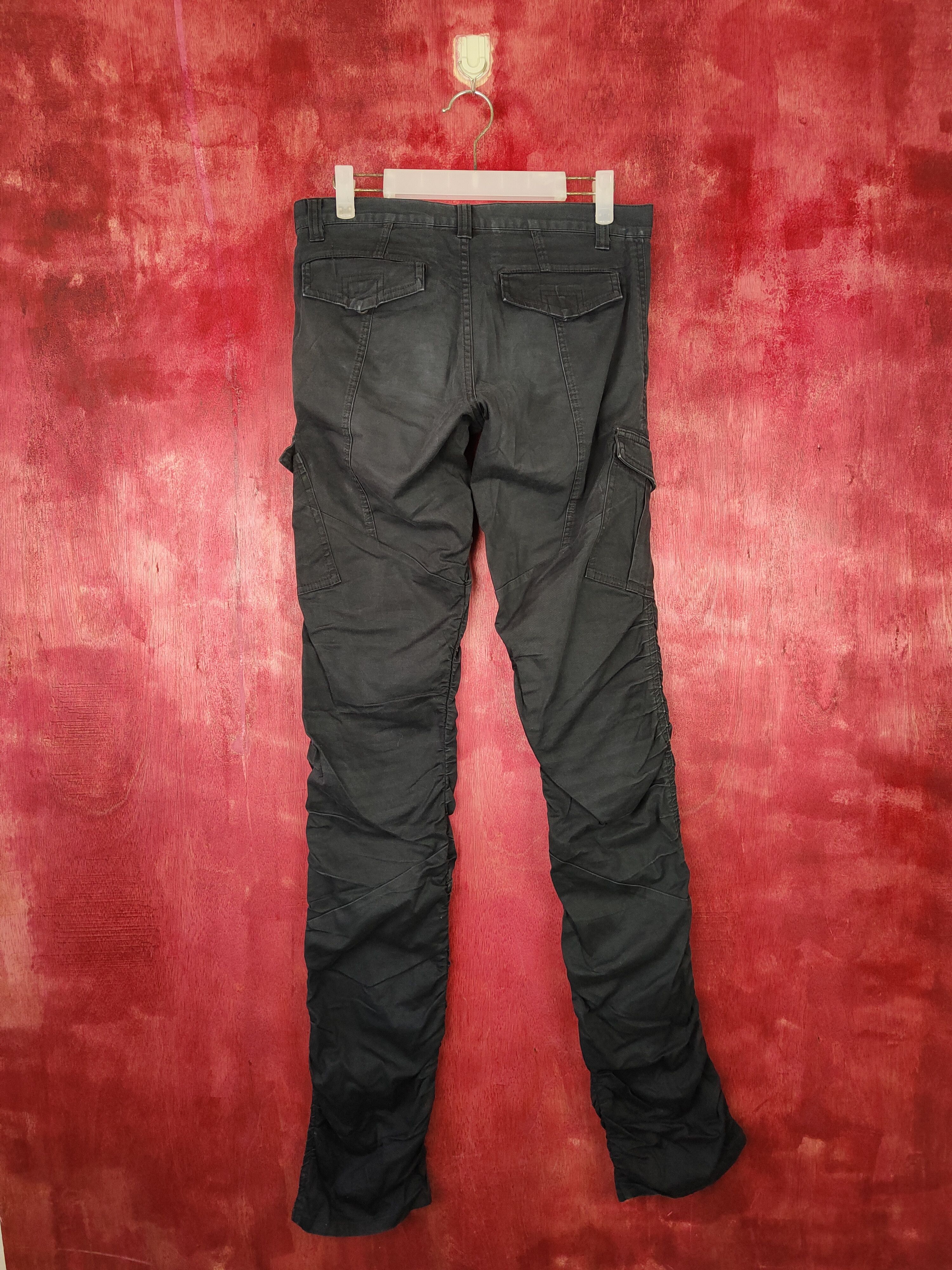 Tornado Mart Tornado Mart Black Multi Pocket spring Cargo Pants #4906 Size 29" - 8 Thumbnail