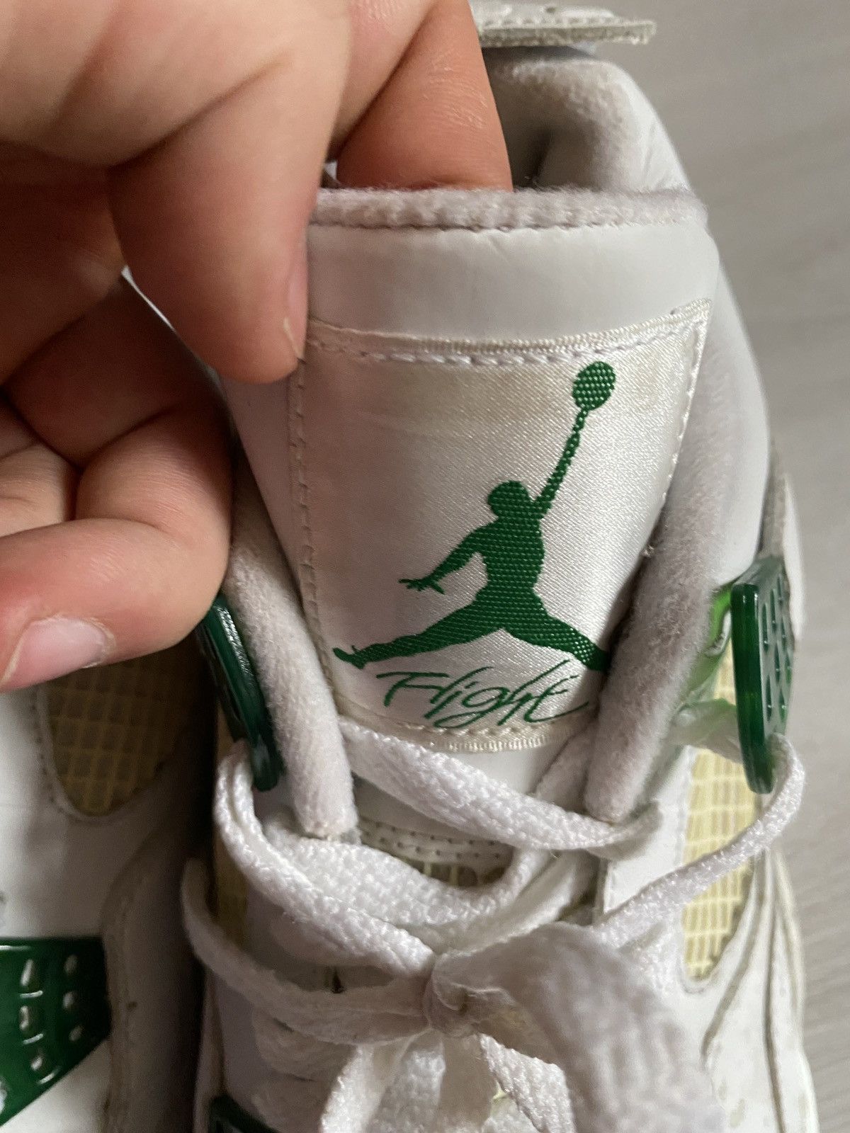 Jordan Brand Air Jordan 4 Retro 2004 Classic Green 2004 Size US 9.5 / EU 42-43 - 13 Thumbnail