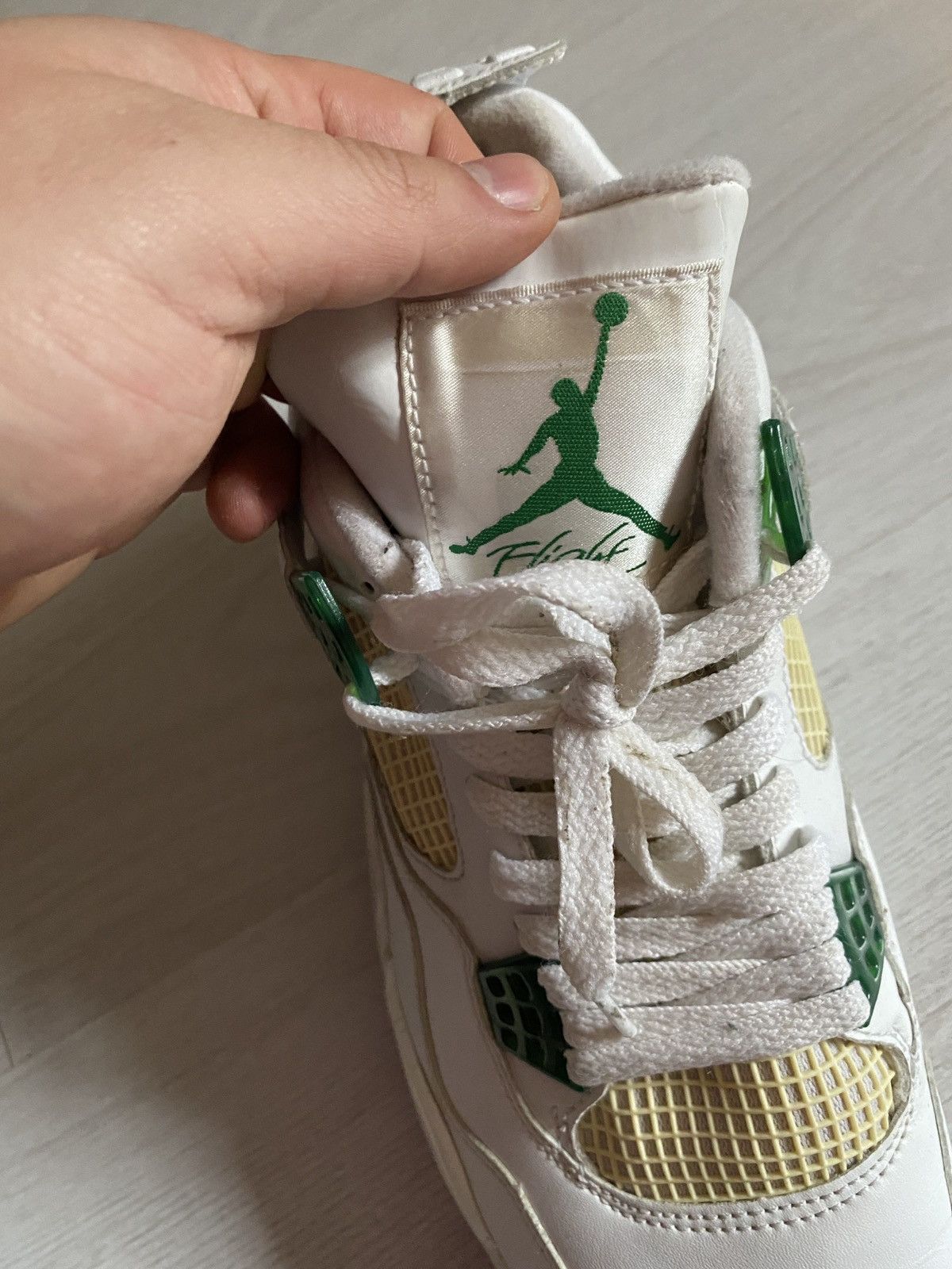 Jordan Brand Air Jordan 4 Retro 2004 Classic Green 2004 Size US 9.5 / EU 42-43 - 12 Thumbnail