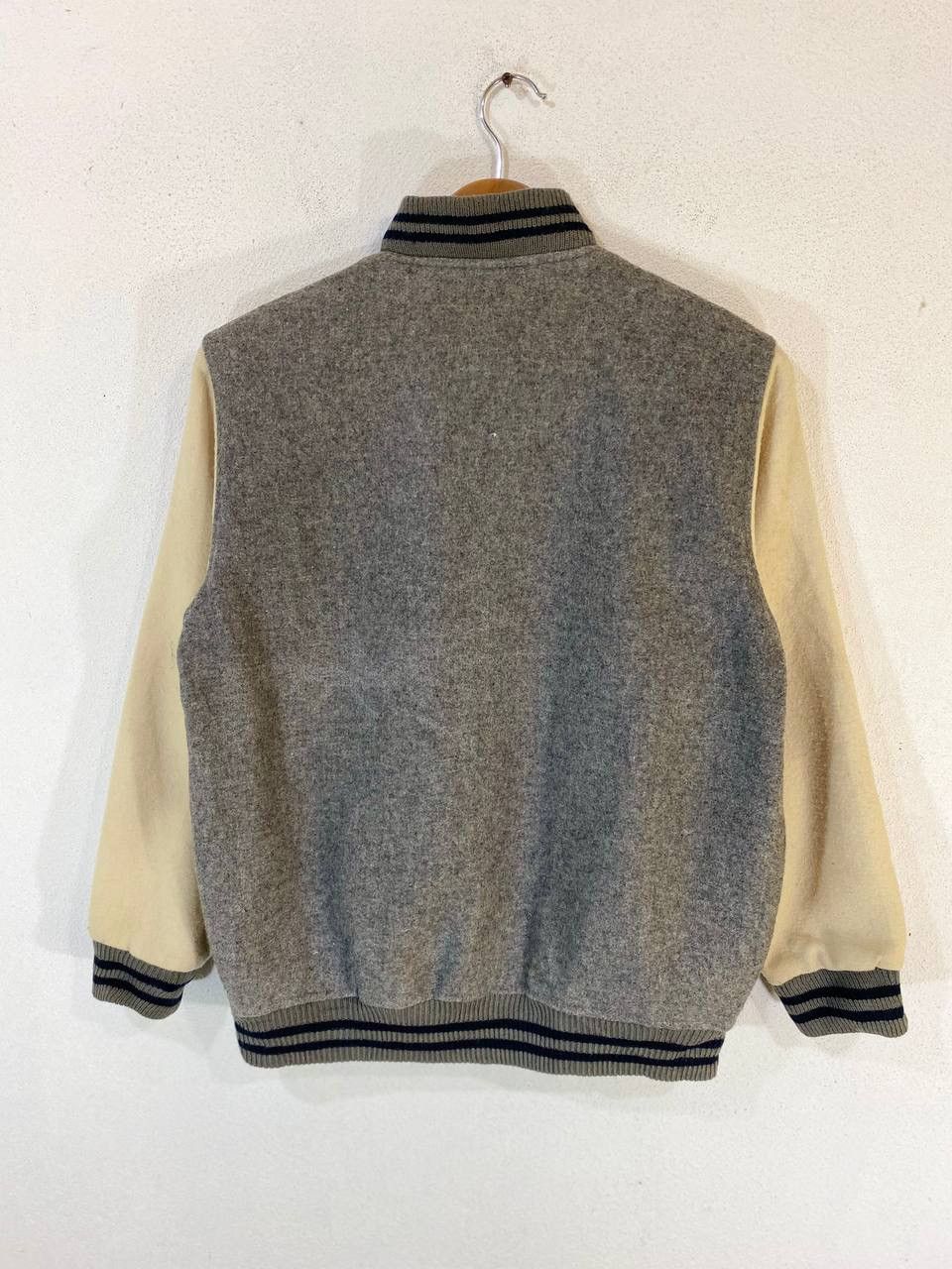 Japanese Brand Vintage Varsity Jacket Fully Wool Nice Design Size US M / EU 48-50 / 2 - 2 Thumbnail