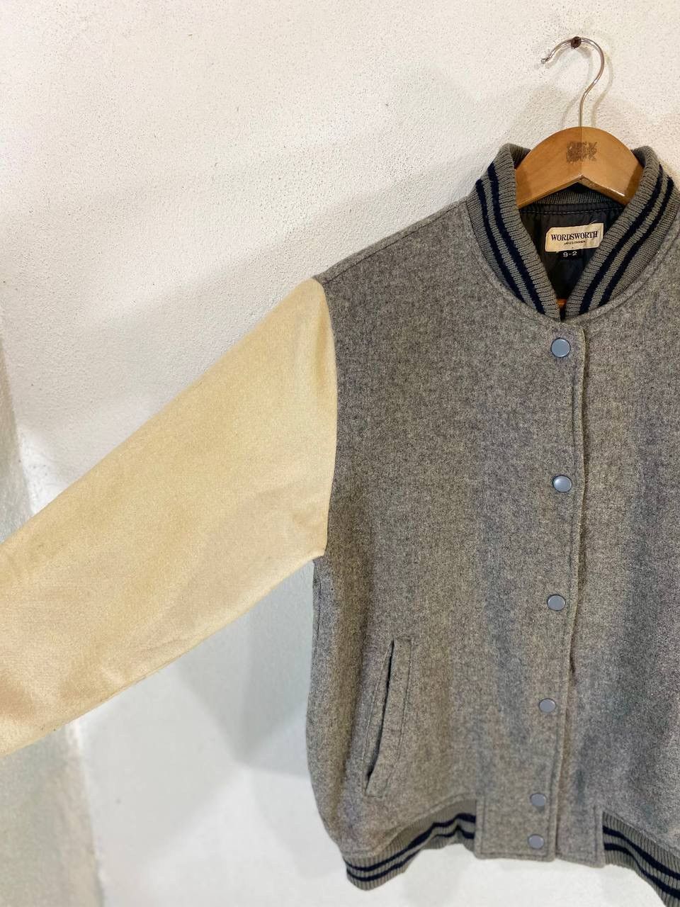 Japanese Brand Vintage Varsity Jacket Fully Wool Nice Design Size US M / EU 48-50 / 2 - 9 Thumbnail
