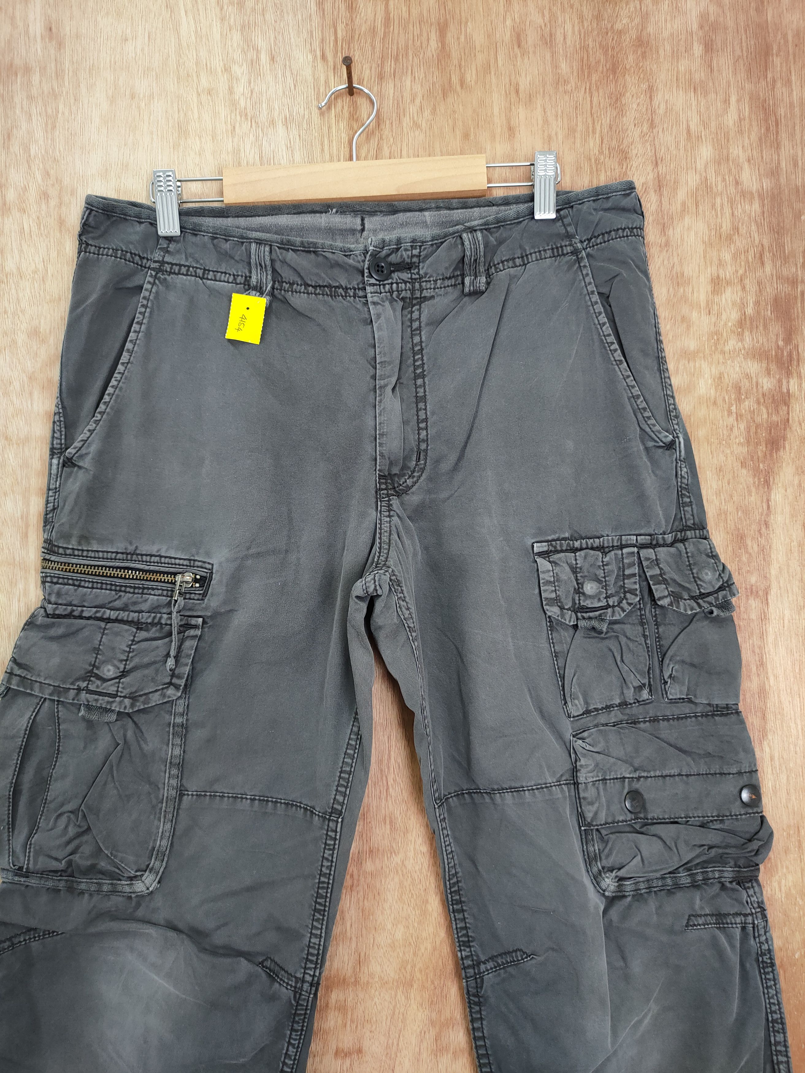 Japanese Brand uniqlo japanese faded vintage tactical cargo pants #4154DL Size US 32 / EU 48 - 3 Thumbnail