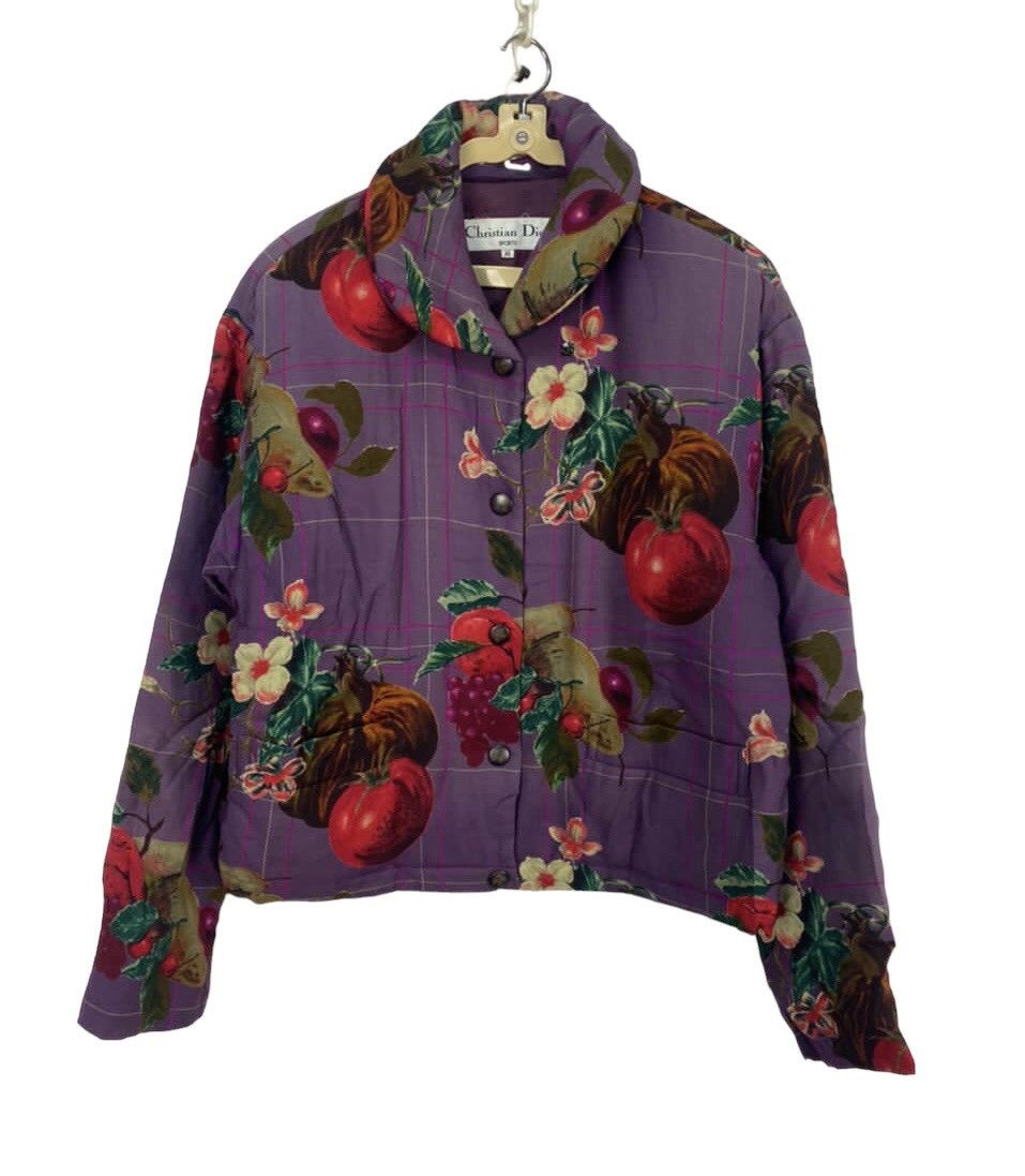 Dior 🔥Unisex🔥Christian Dior sport fullprint snap button Jacket Size M / US 6-8 / IT 42-44 - 2 Thumbnail