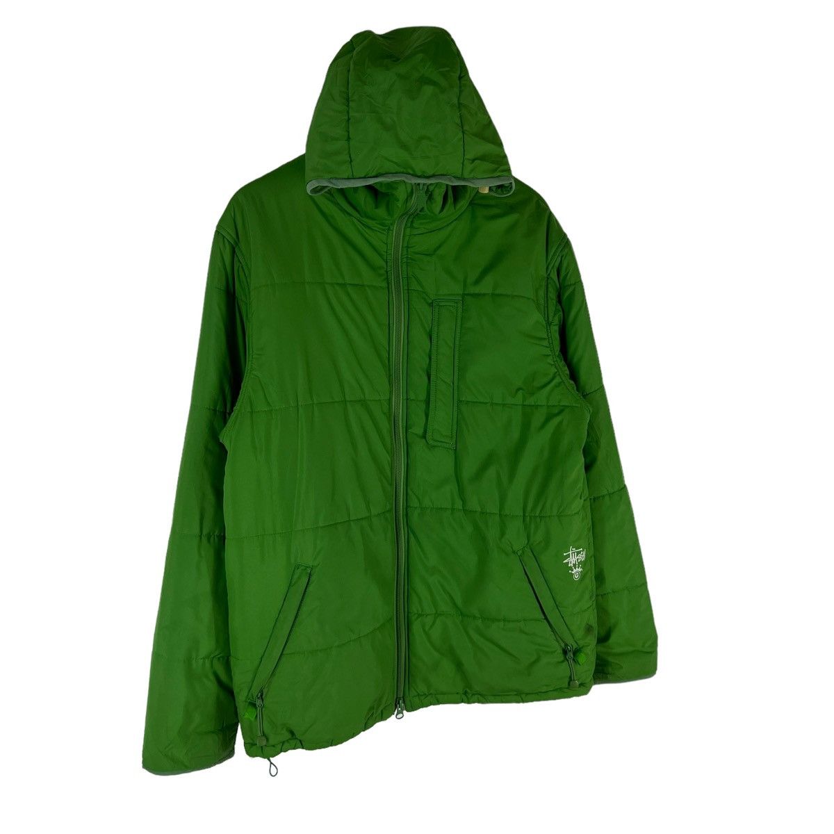 Stussy VINTAGE STUSSY LIGHT PUFFER DOWN JACKET Size US M / EU 48-50 / 2 - 2 Thumbnail