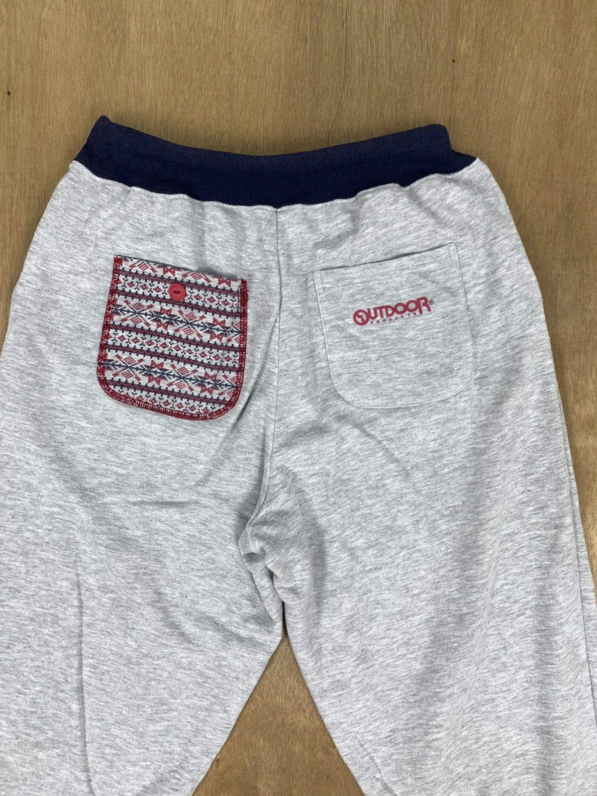 Japanese Brand OUTDOOR PRODUCT Navajo Art Patchwork Short Sweatpant Jogger Size US 29 - 10 Thumbnail