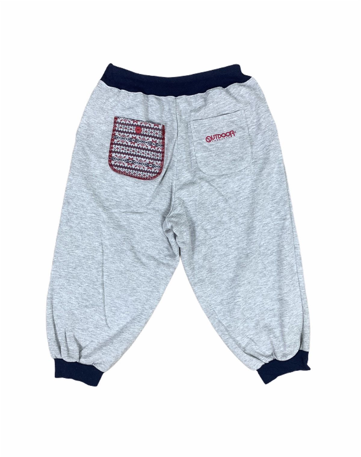 Japanese Brand OUTDOOR PRODUCT Navajo Art Patchwork Short Sweatpant Jogger Size US 29 - 2 Thumbnail