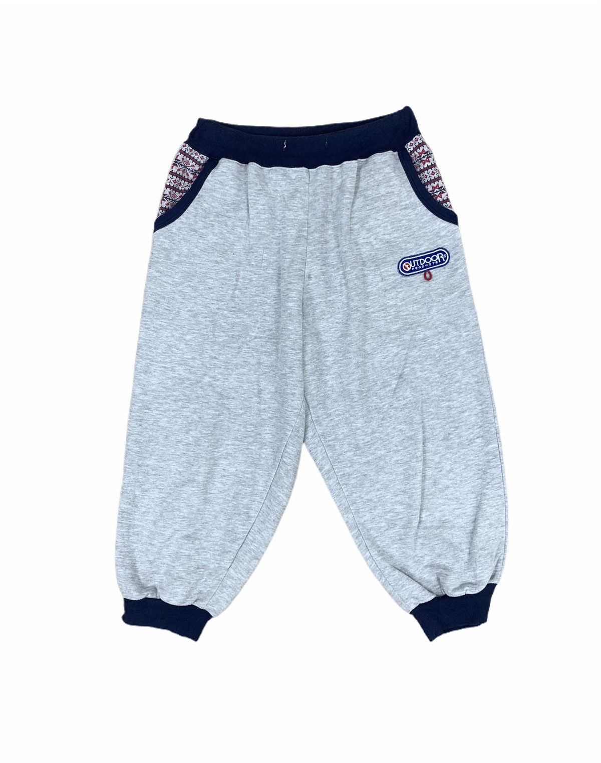 Japanese Brand OUTDOOR PRODUCT Navajo Art Patchwork Short Sweatpant Jogger Size US 29 - 1 Thumbnail
