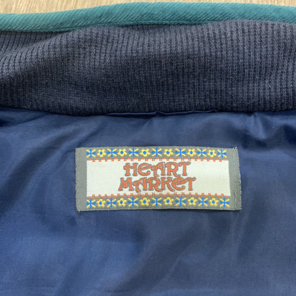 Aran Isles Knitwear × Japanese Brand HEART MARKET Plaid Navajo Native Puffer Bomber Vest Jacket Size US S / EU 44-46 / 1 - 19 Thumbnail