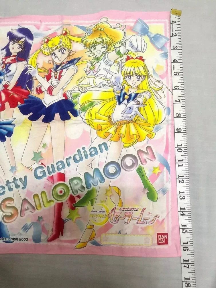 Anime Vintage Sailor Moon handkerchief JAPAN ANIME Deadstock Size ONE SIZE - 4 Thumbnail