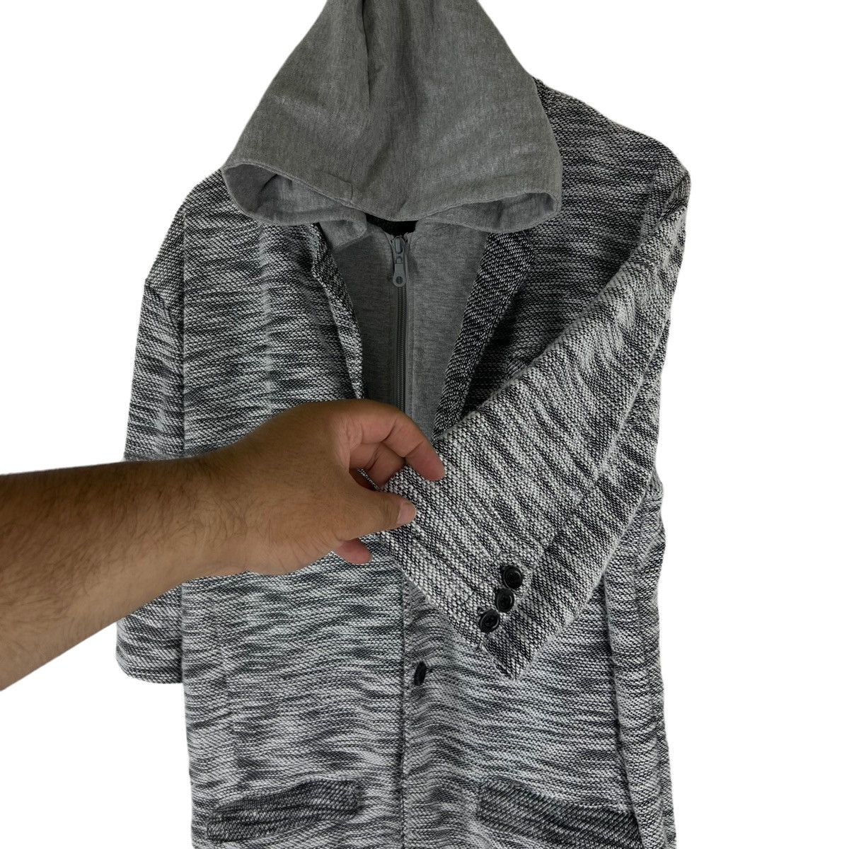 In The Attic RARE DISTRESSED DESIGN CARDIGAN JACKET IN THE ATTIC JAPAN Size US L / EU 52-54 / 3 - 5 Thumbnail