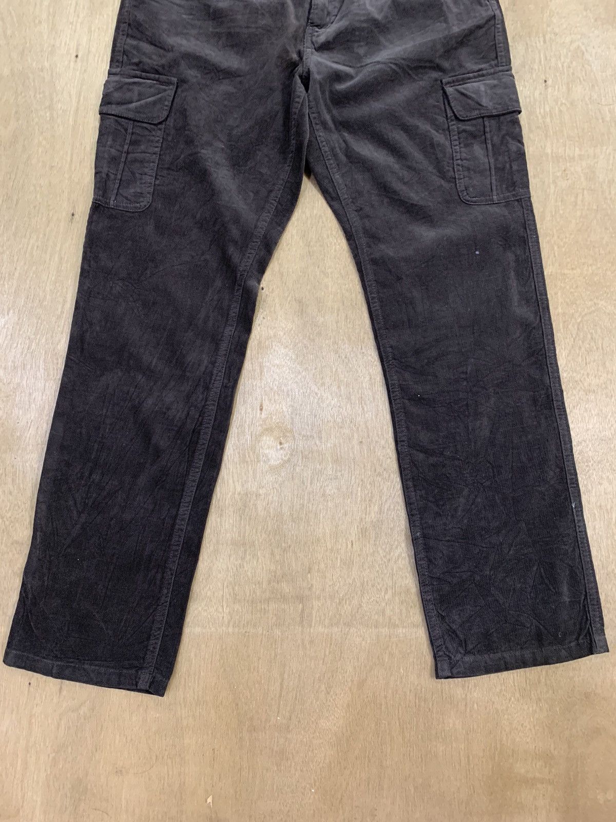 Japanese Brand JAPANESE Rare Hickory Corduroy Casual Denim Jean Cargo Pant Size US 29 - 5 Thumbnail