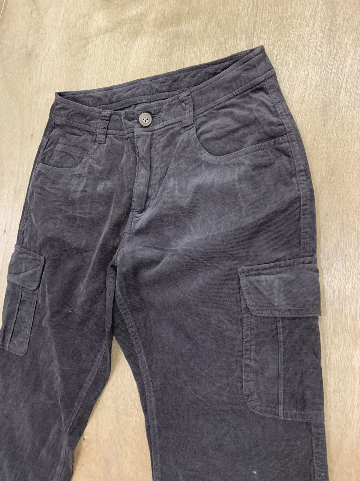Japanese Brand JAPANESE Rare Hickory Corduroy Casual Denim Jean Cargo Pant Size US 29 - 7 Thumbnail
