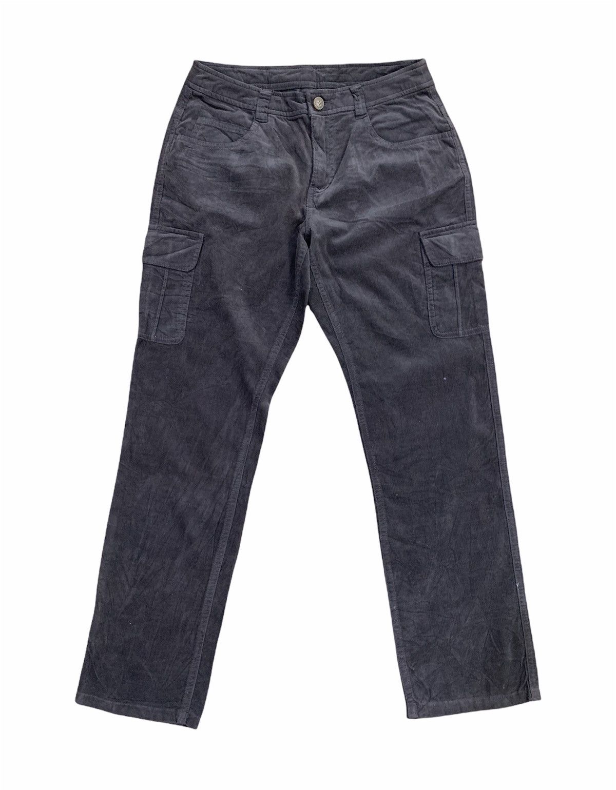 Japanese Brand JAPANESE Rare Hickory Corduroy Casual Denim Jean Cargo Pant Size US 29 - 1 Thumbnail