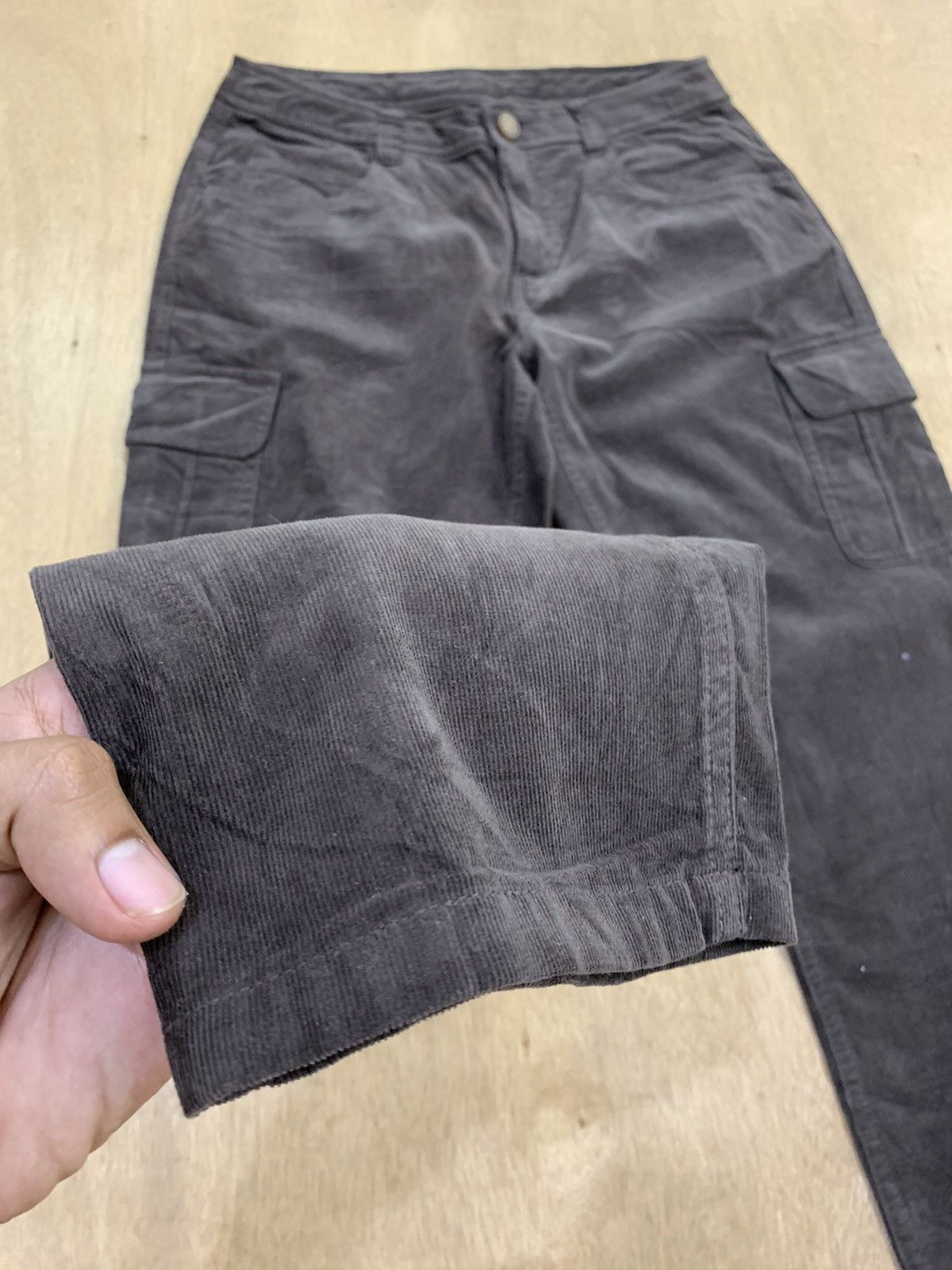Japanese Brand JAPANESE Rare Hickory Corduroy Casual Denim Jean Cargo Pant Size US 29 - 8 Thumbnail