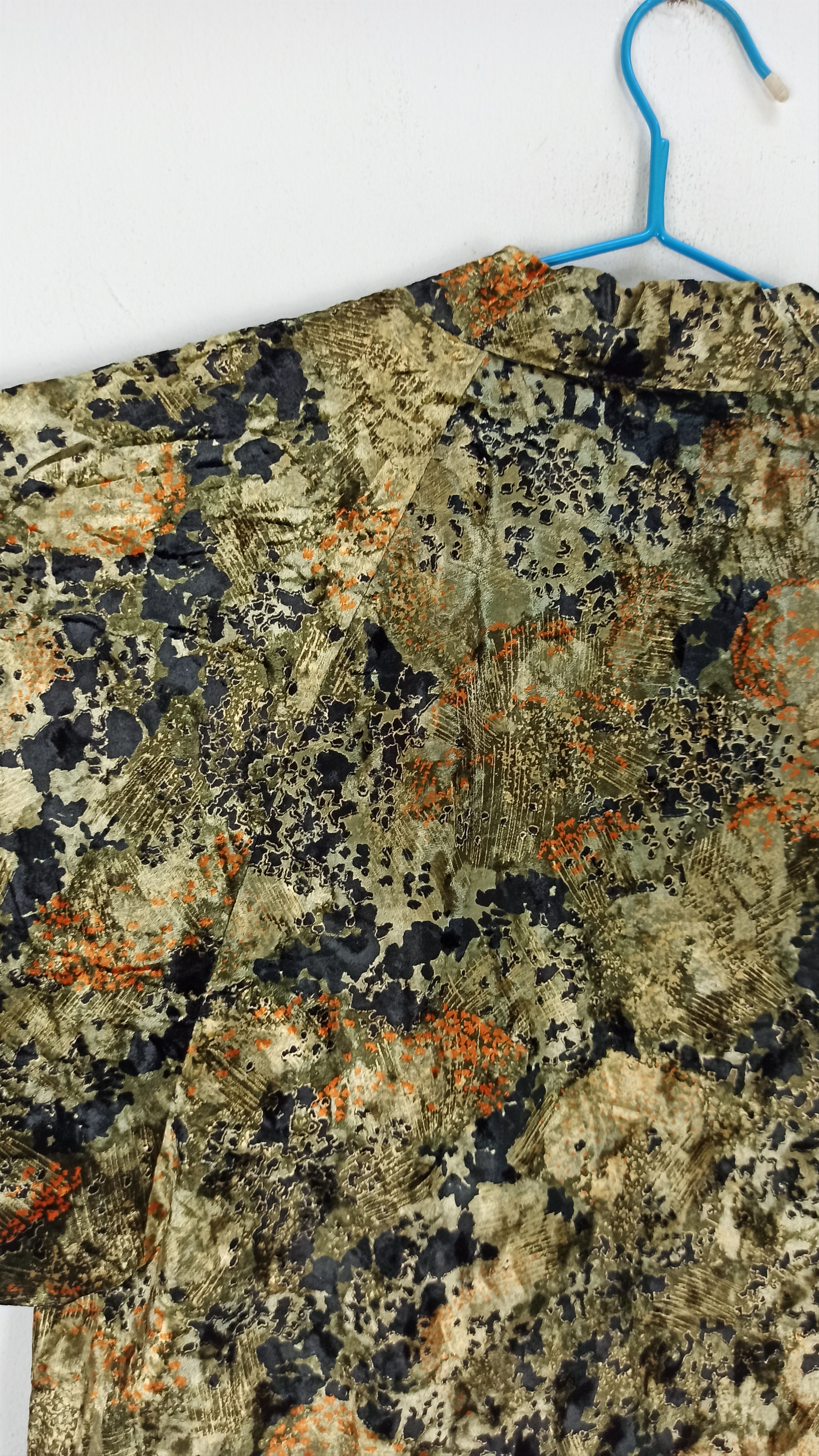 Japanese Brand Vintage Japanese Kimono Traditional Velvet Floral design Size US L / EU 52-54 / 3 - 5 Thumbnail