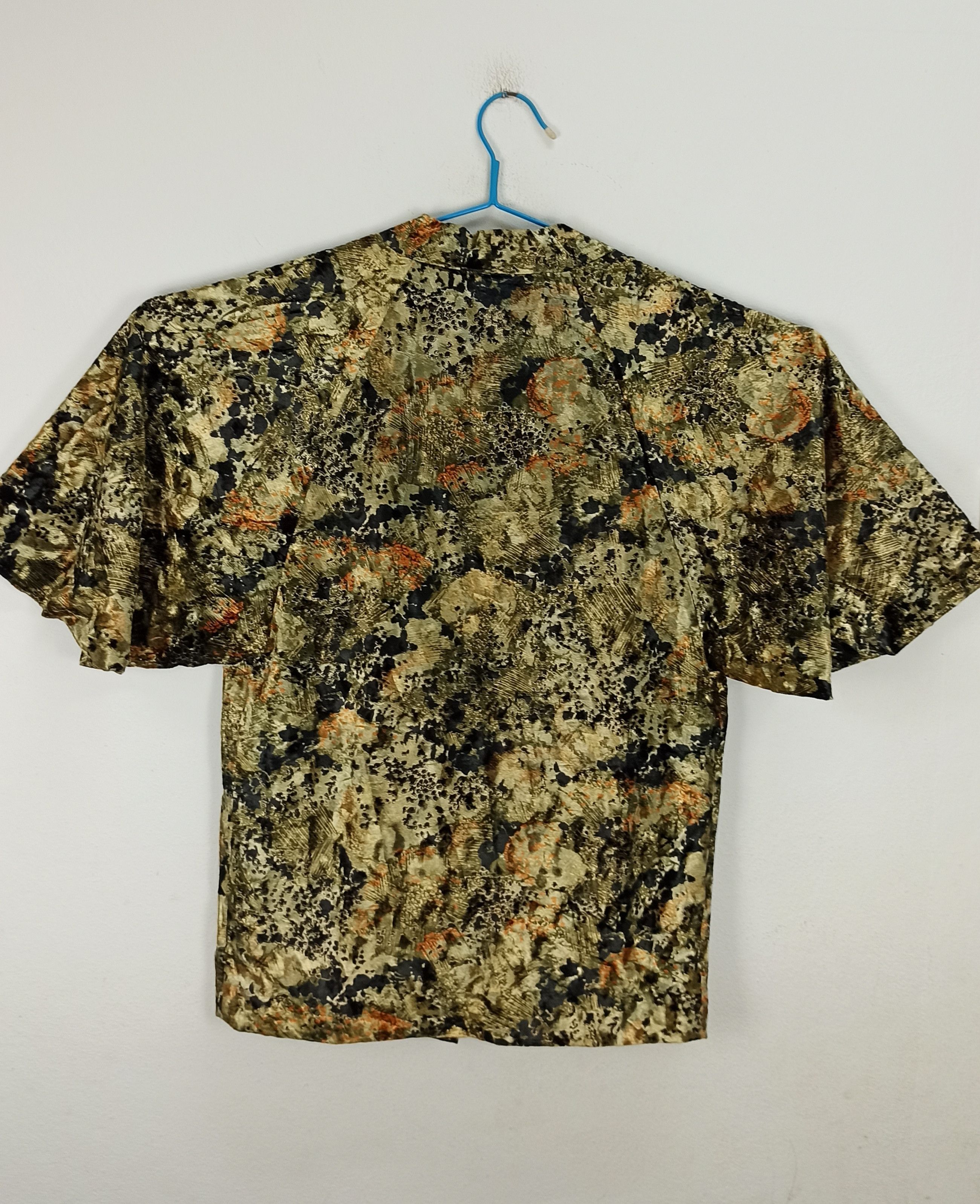 Japanese Brand Vintage Japanese Kimono Traditional Velvet Floral design Size US L / EU 52-54 / 3 - 4 Thumbnail