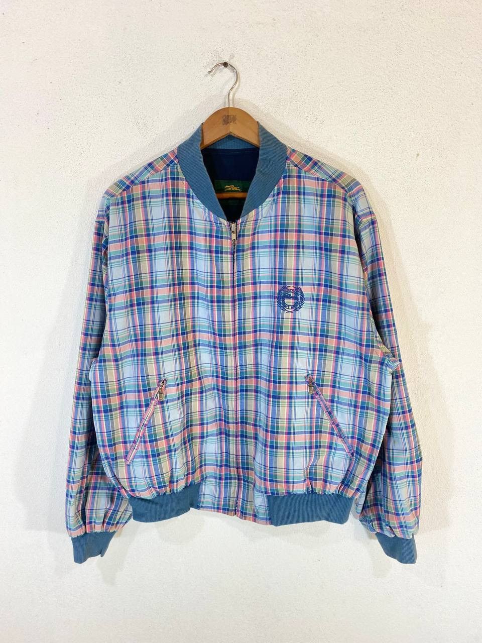 Longchamp × Vintage Vintage Longchamp Paris Jacket Checked Design Made in Italy Size US L / EU 52-54 / 3 - 1 Thumbnail