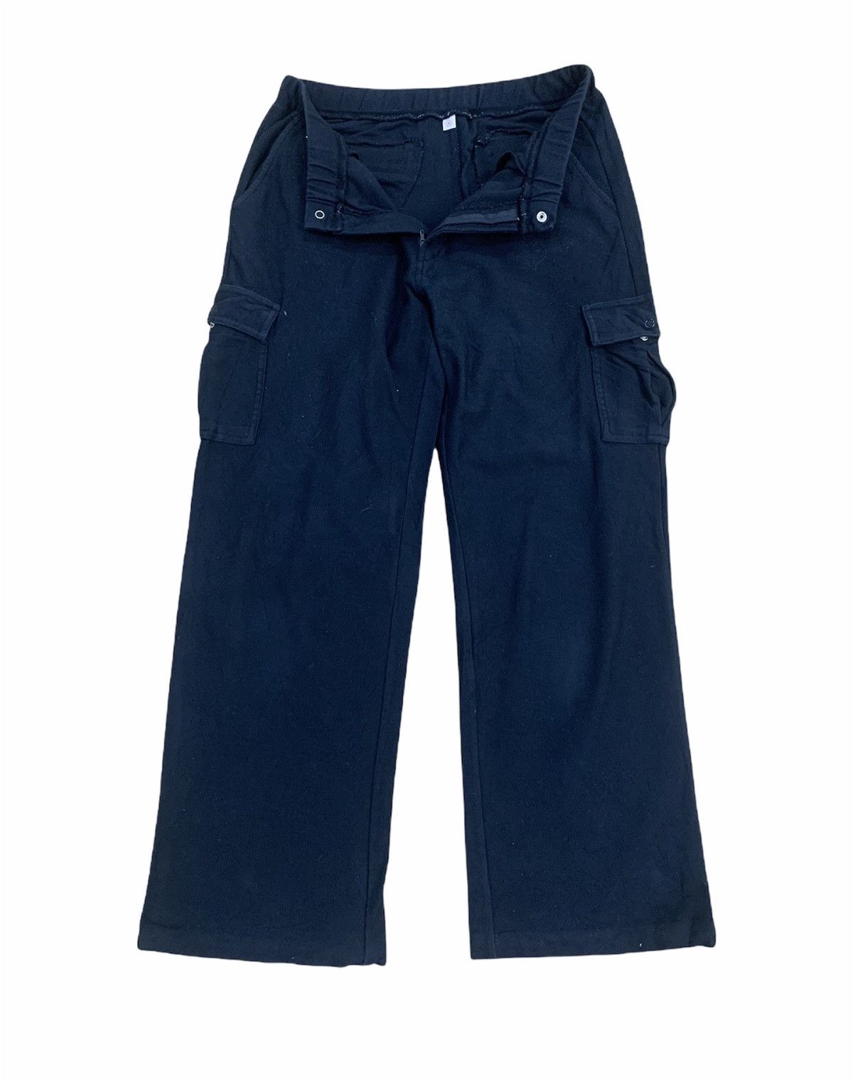 Japanese Brand × Uniqlo UNIQLO Elastic Stretch Multipocket Wide Palazzo Cargo Pant Size US 28 / EU 44 - 3 Thumbnail