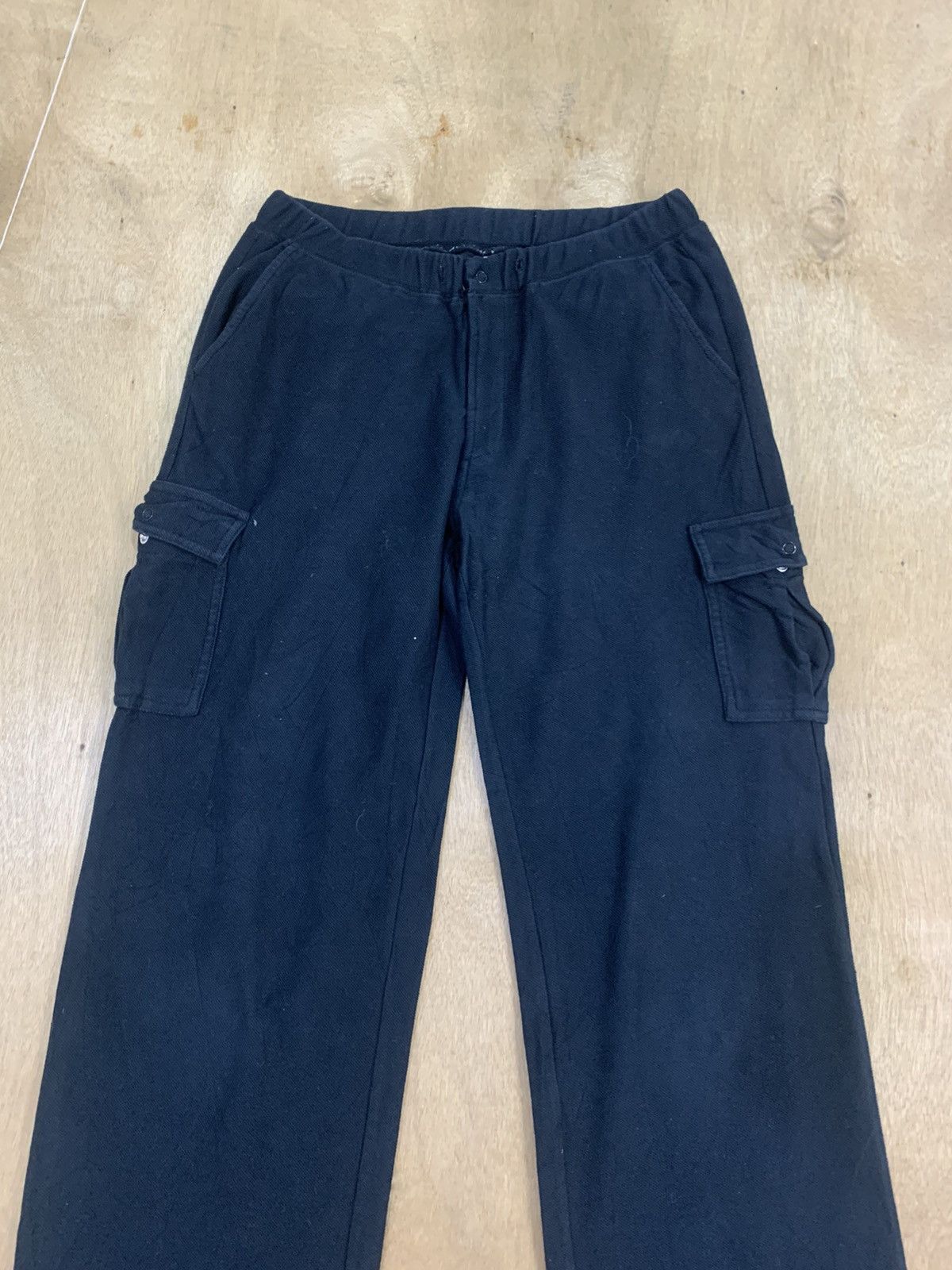 Japanese Brand × Uniqlo UNIQLO Elastic Stretch Multipocket Wide Palazzo Cargo Pant Size US 28 / EU 44 - 4 Thumbnail