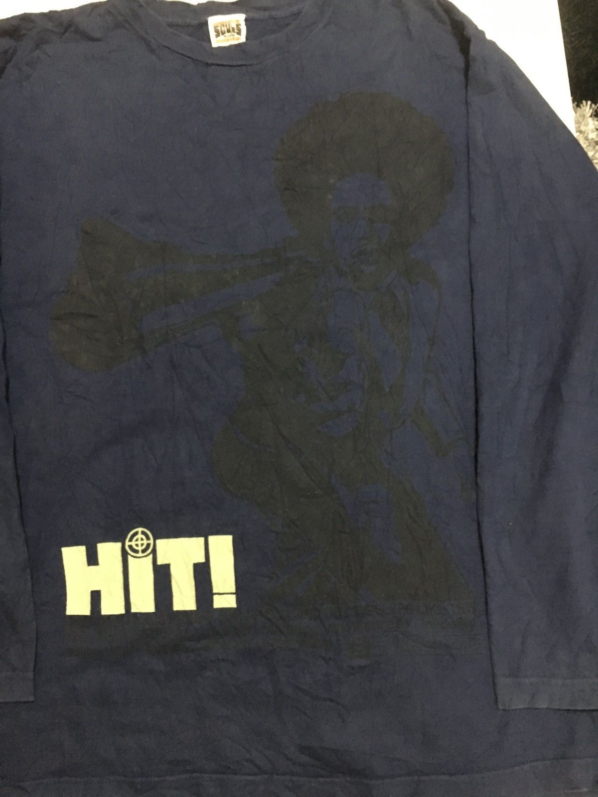 Band Tees VINTAGE JIMMY HENDRIT X SOULS MANIA LONG SLEEVE JAPAN Size US L / EU 52-54 / 3 - 5 Thumbnail