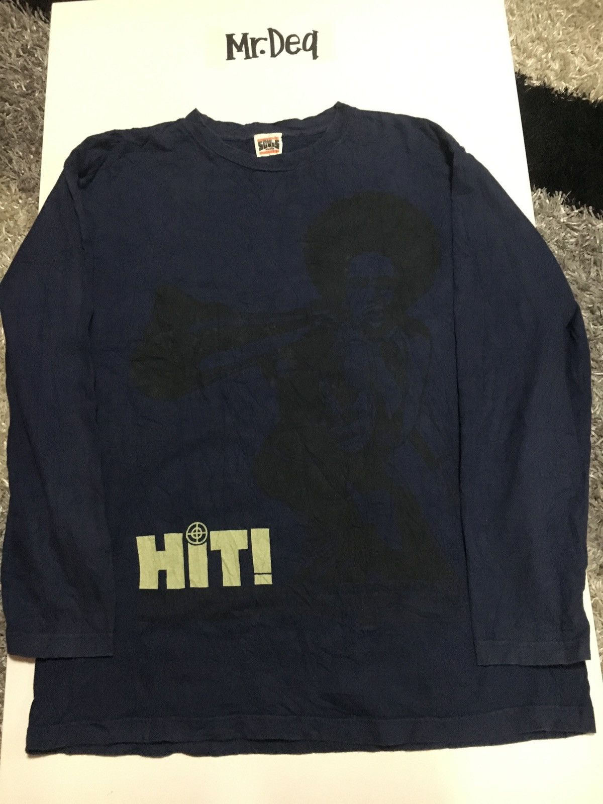 Band Tees VINTAGE JIMMY HENDRIT X SOULS MANIA LONG SLEEVE JAPAN Size US L / EU 52-54 / 3 - 1 Thumbnail