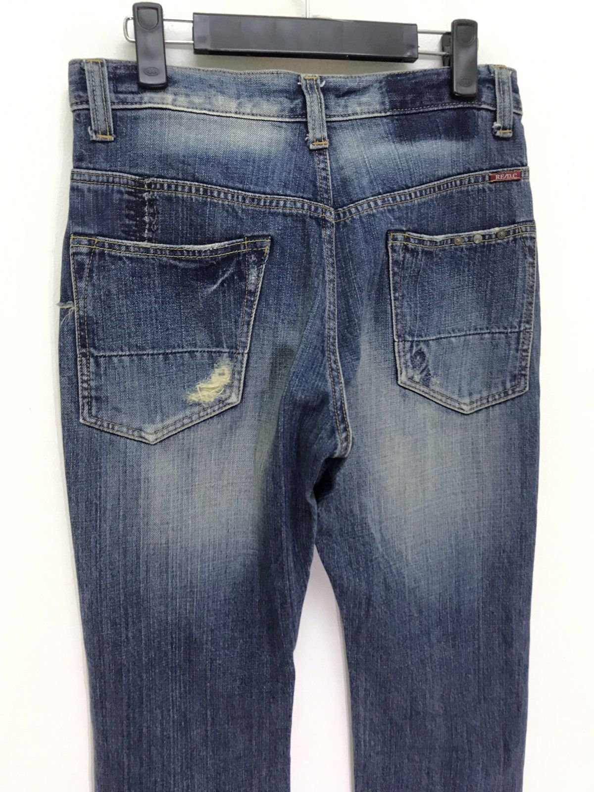 Japanese Brand Slim Jeans Japanese Boro Denim by Re/D.C Patchwork Size US 30 / EU 46 - 9 Thumbnail