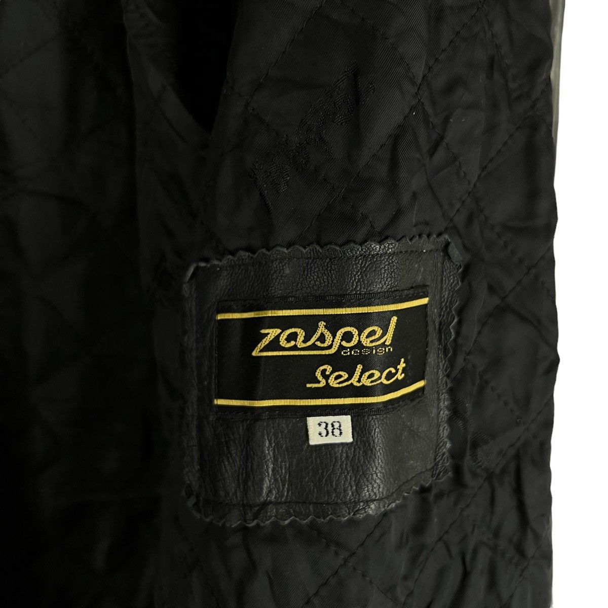 Japanese Brand VINTAGE LEATHER JACKET ZASPEL JAPAN AZTEC NAVAJO DESIGN Size US L / EU 52-54 / 3 - 9 Thumbnail