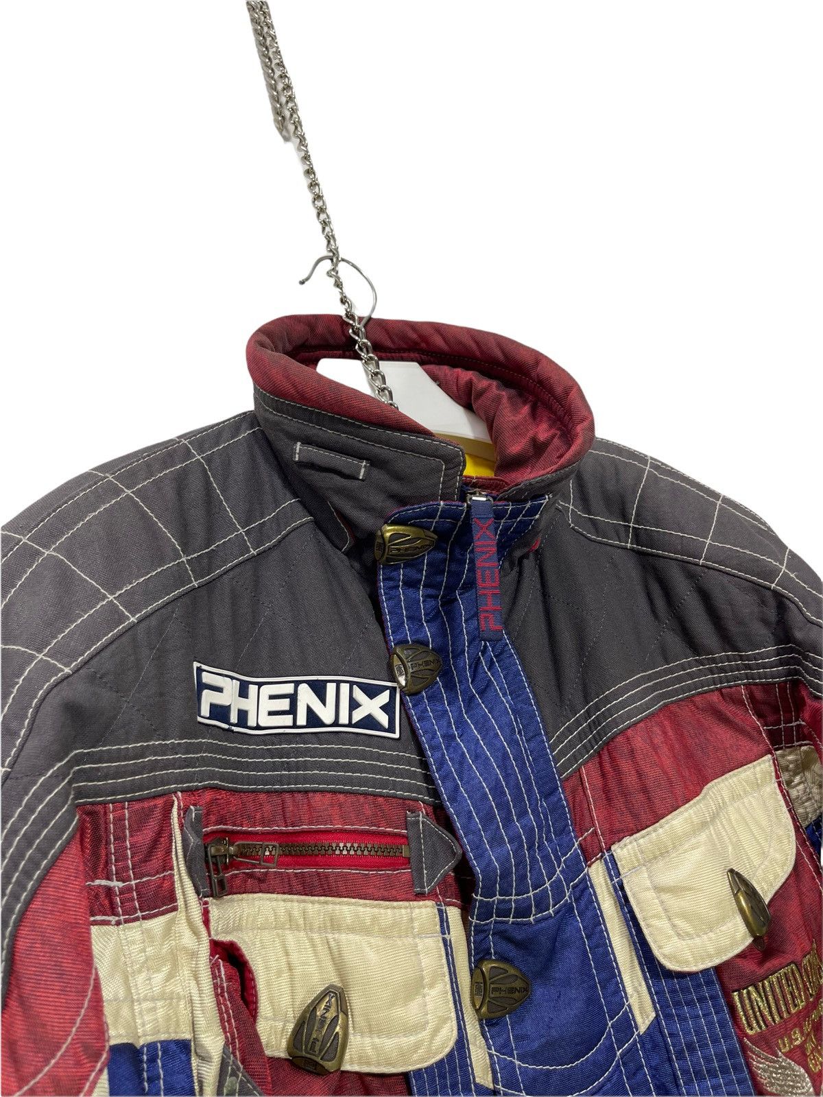 Vintage Vtg 90s Us Ski Team Jacket by Phenix Japan 7🟩 Size US L / EU 52-54 / 3 - 4 Thumbnail