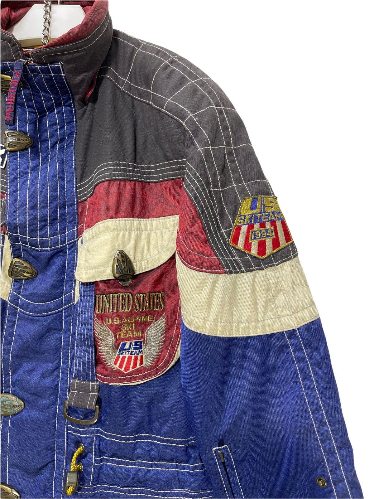 Vintage Vtg 90s Us Ski Team Jacket by Phenix Japan 7🟩 Size US L / EU 52-54 / 3 - 3 Thumbnail