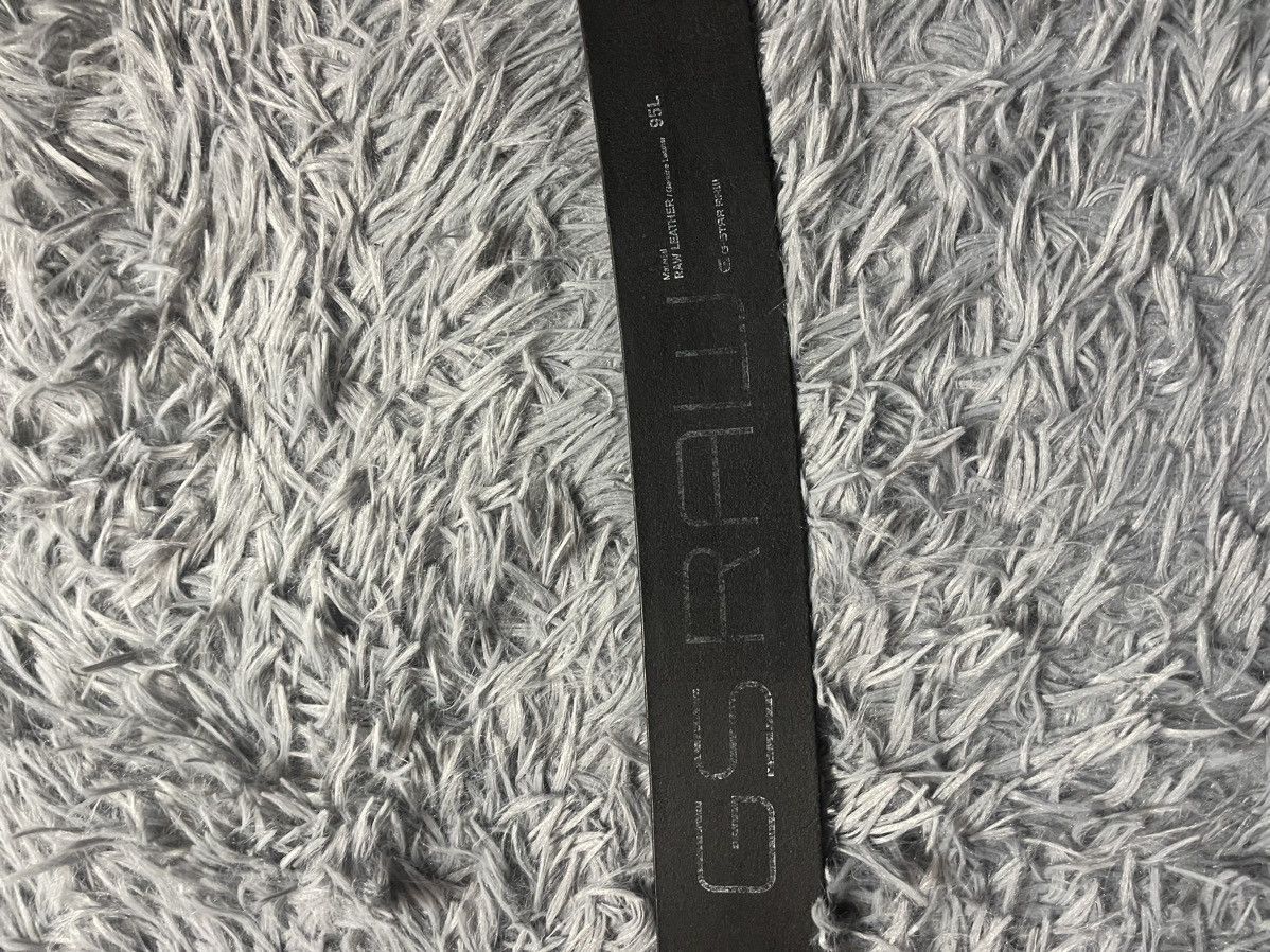 Cowboy Equipment × G-Star G-star Raw avant garde real leather huge belt Size 34 - 8 Thumbnail