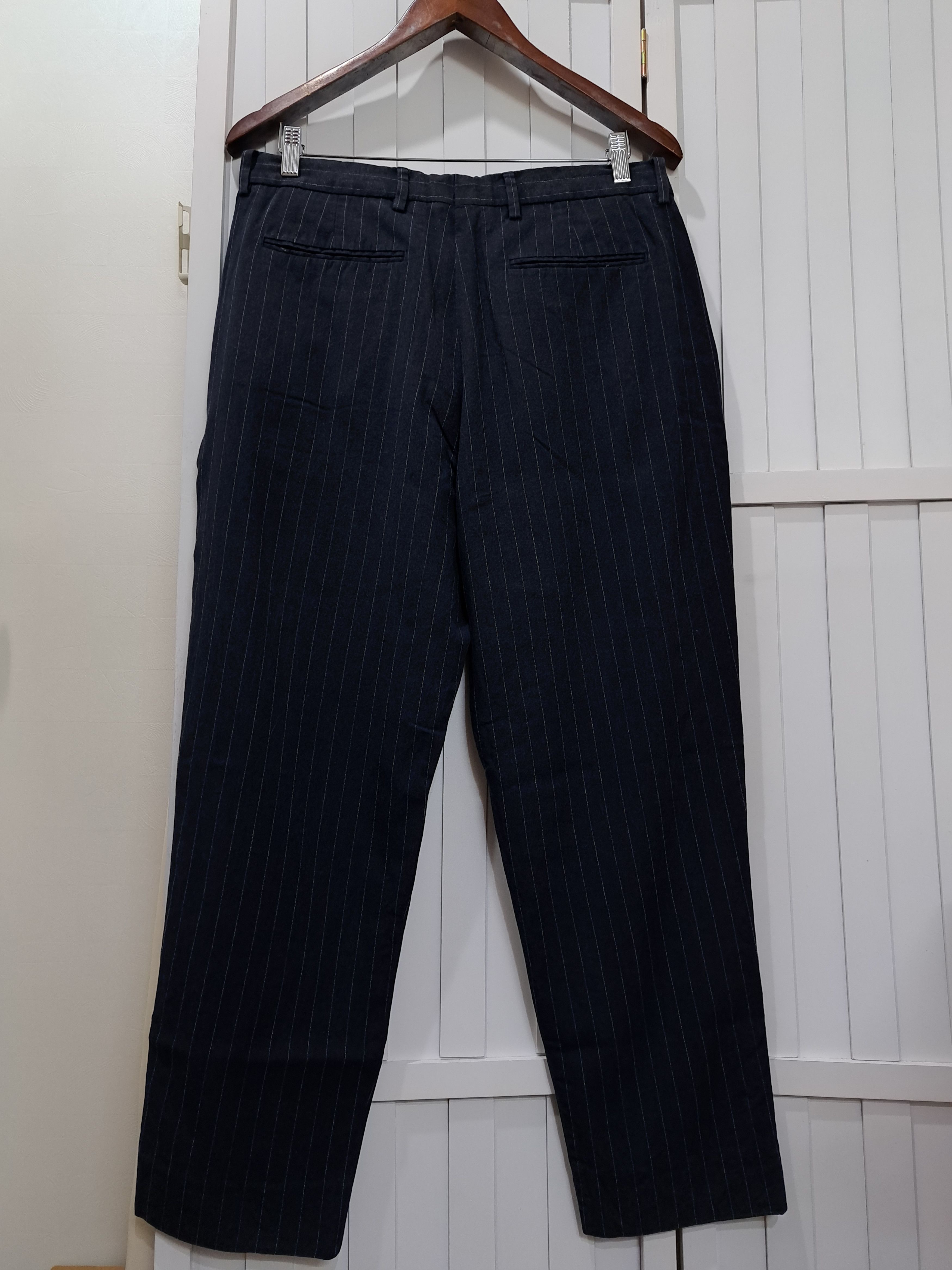 Folk Folk Men's Wide Pinstripe pants Size US 32 / EU 48 - 4 Thumbnail