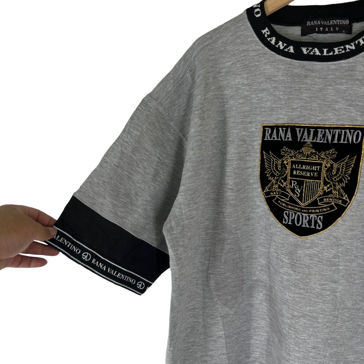 Japanese Brand VINTAGE SWEATSHIRT SIDETAPE BIG LOGO RANA VALENTINO SPORTS Size US L / EU 52-54 / 3 - 4 Thumbnail