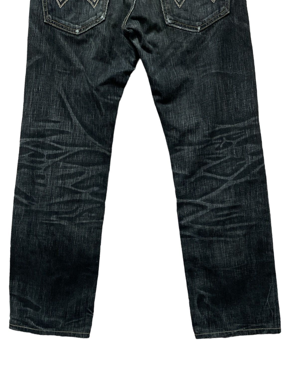Edwin × Japanese Brand Baggy Jeans Japan Edwin 503 Distressed Denim Size US 32 / EU 48 - 3 Thumbnail