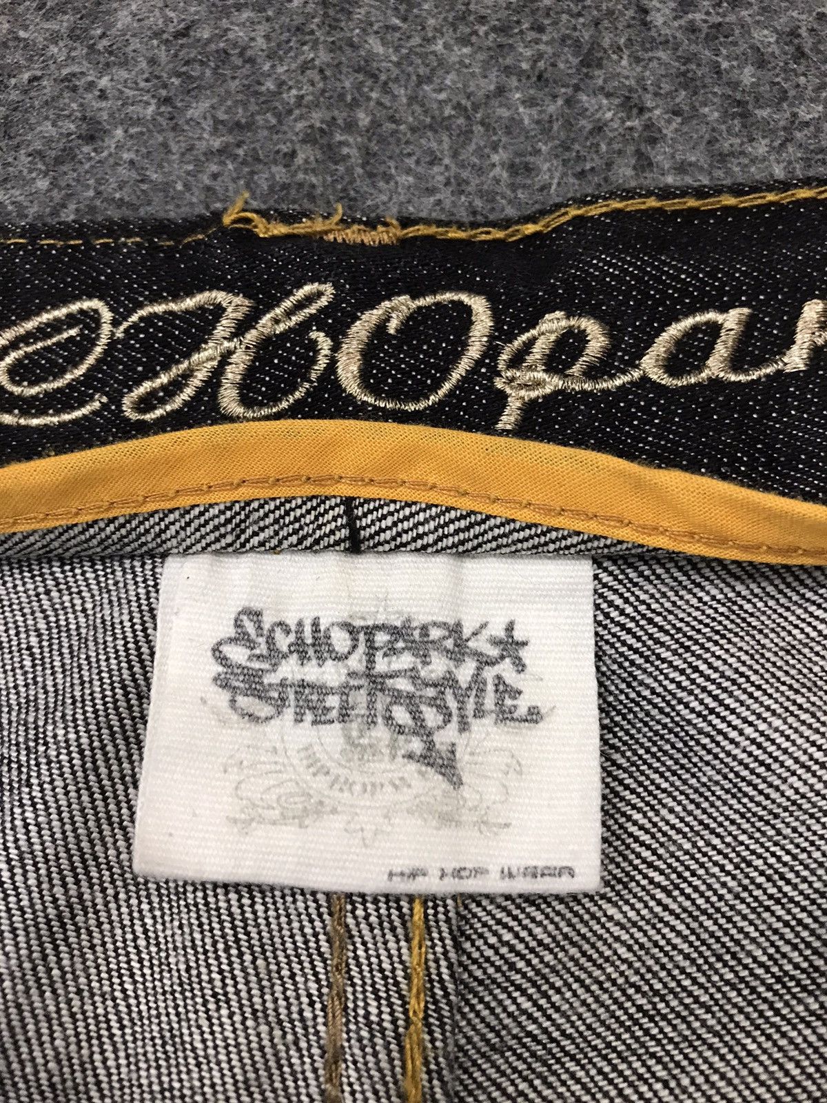 Japanese Brand Echo Park Street Style Hiphop Wear Pocket Jeans Size US 33 - 15 Thumbnail