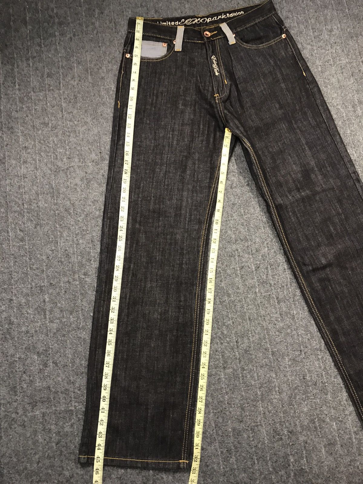 Japanese Brand Echo Park Street Style Hiphop Wear Pocket Jeans Size US 33 - 21 Thumbnail